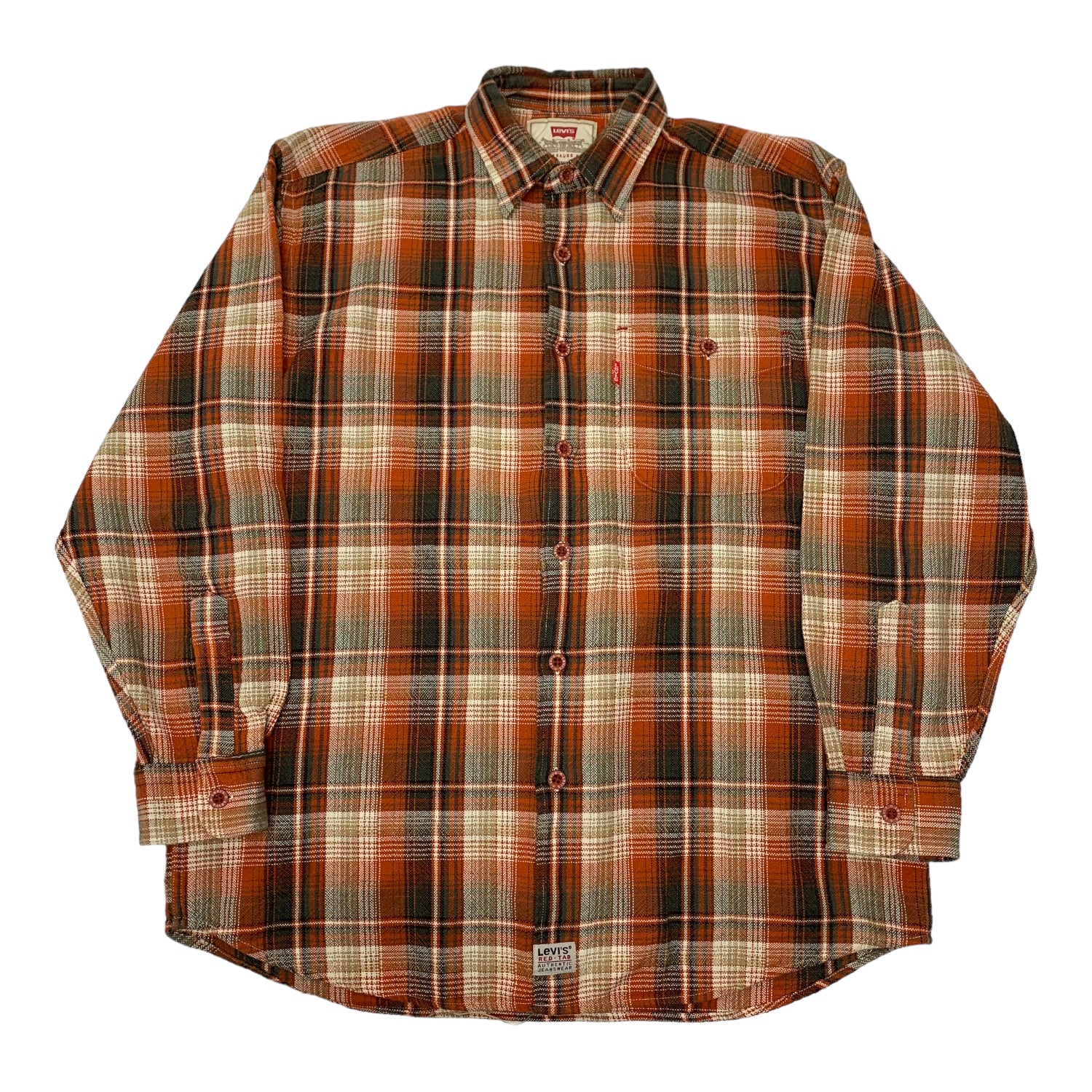 Levi’s Orange Flannel L