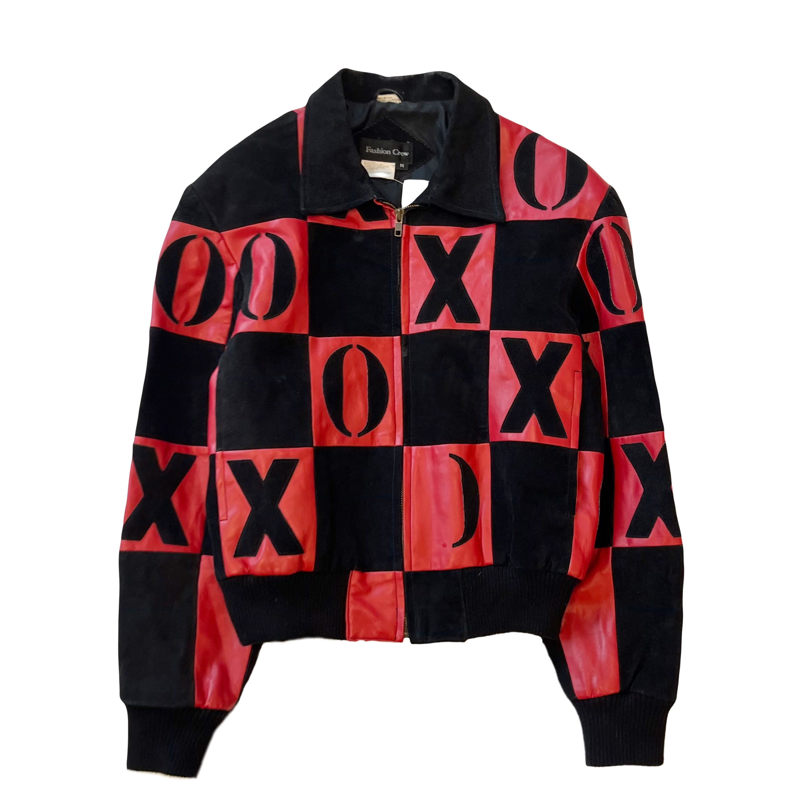 Vintage XOXO Leather Full Zip Jacket Women's M
