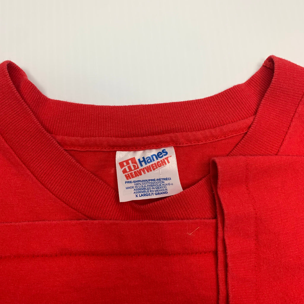 90s Red Chicago Bulls Tee XL