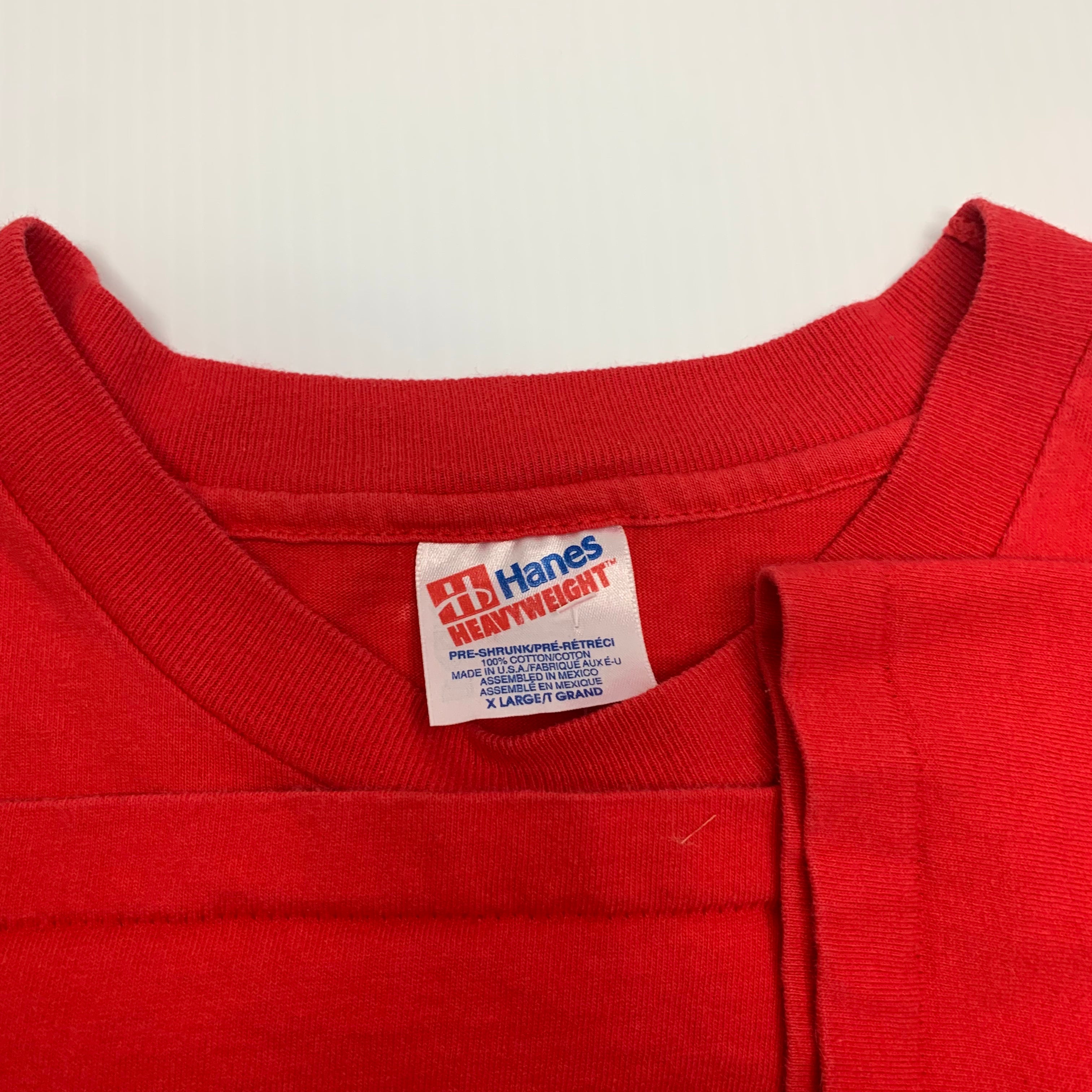 90s Red Chicago Bulls Tee XL