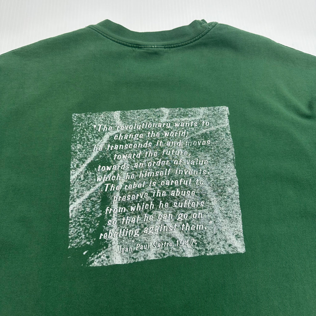 Vintage Four Letter Word Jean Paul Sartre Graphic Tee XL