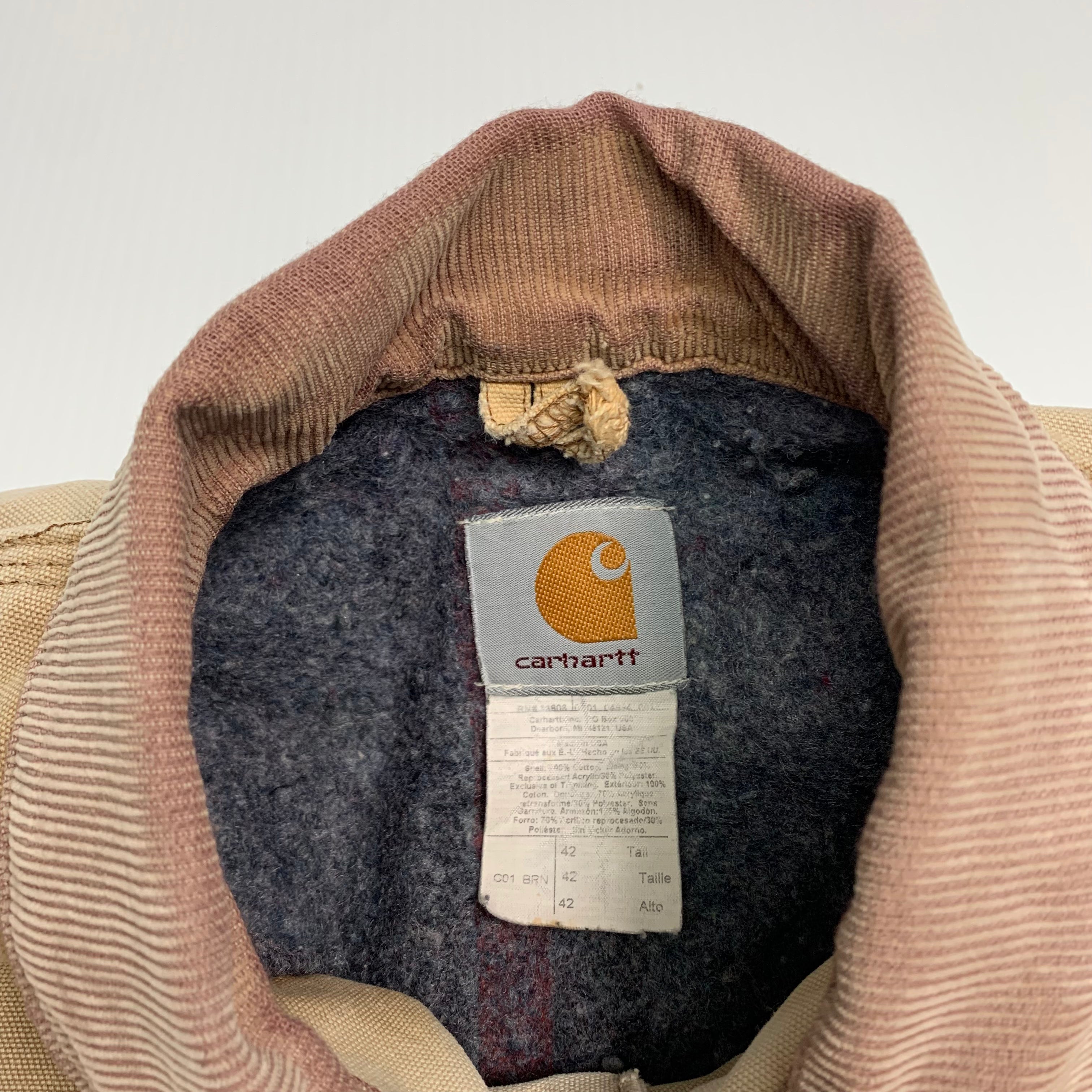 Carhartt Beige Chore Coat L