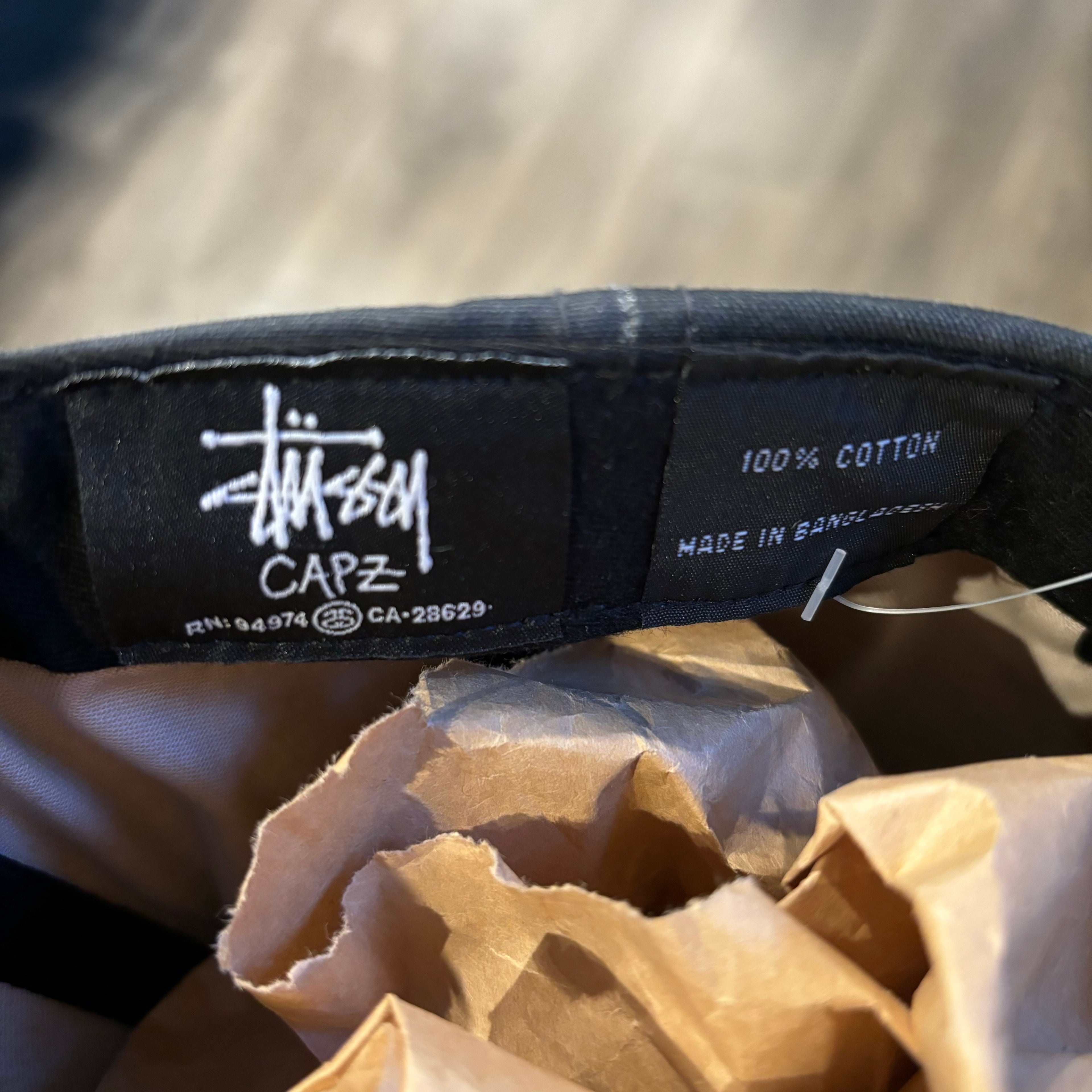 Grey Stüssy Camo Snapback