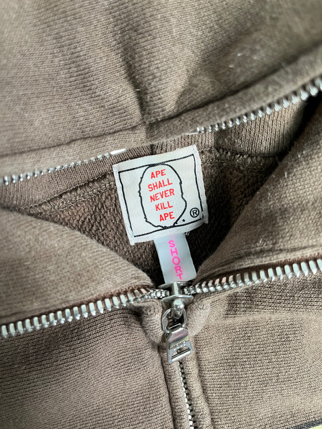 BAPE Spellout Zip Hoodie Women's S