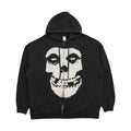 2011 Misfits Skull Logo Zip Hoodie XXL