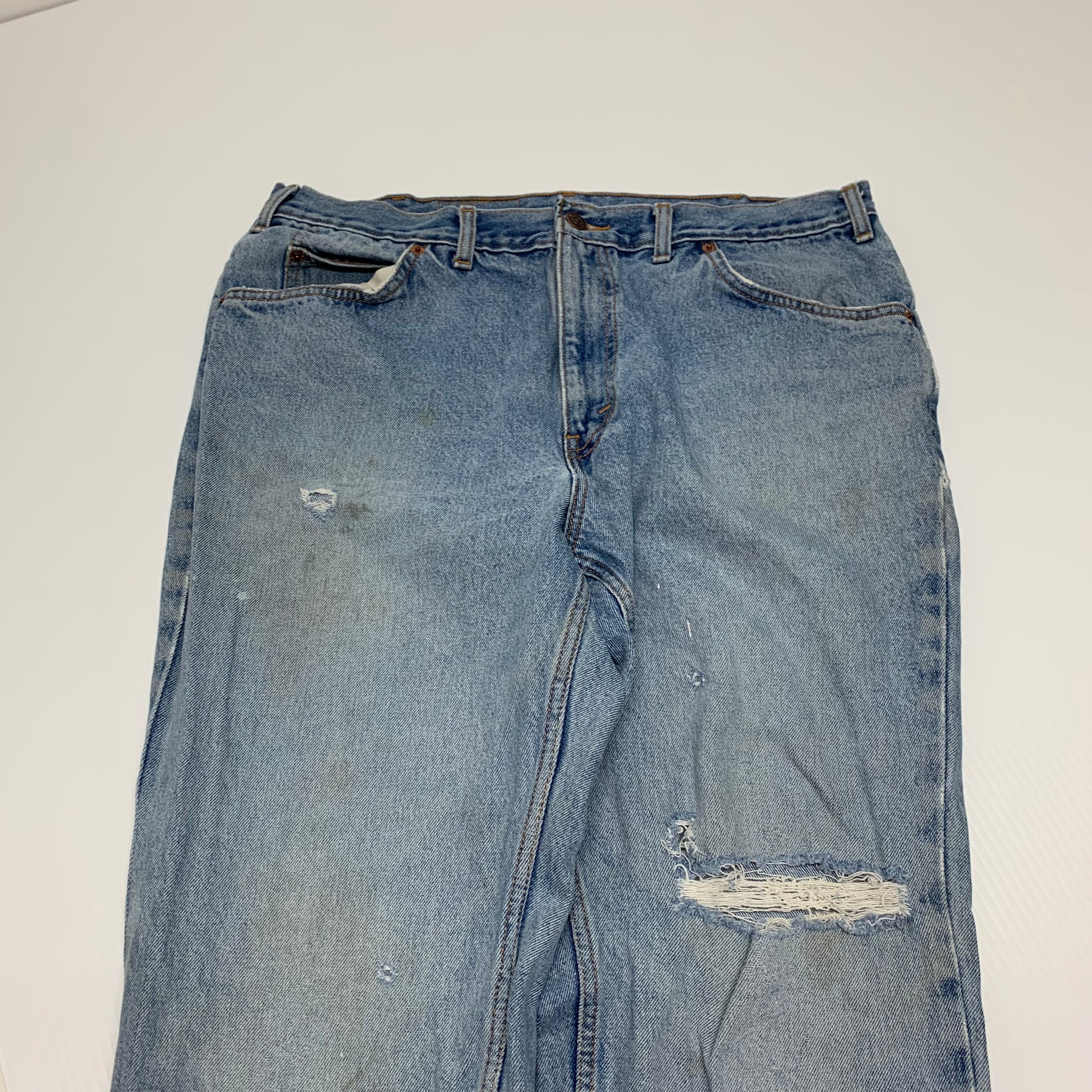 Vintage Light Wash Levi’s Orange Tab 35x31