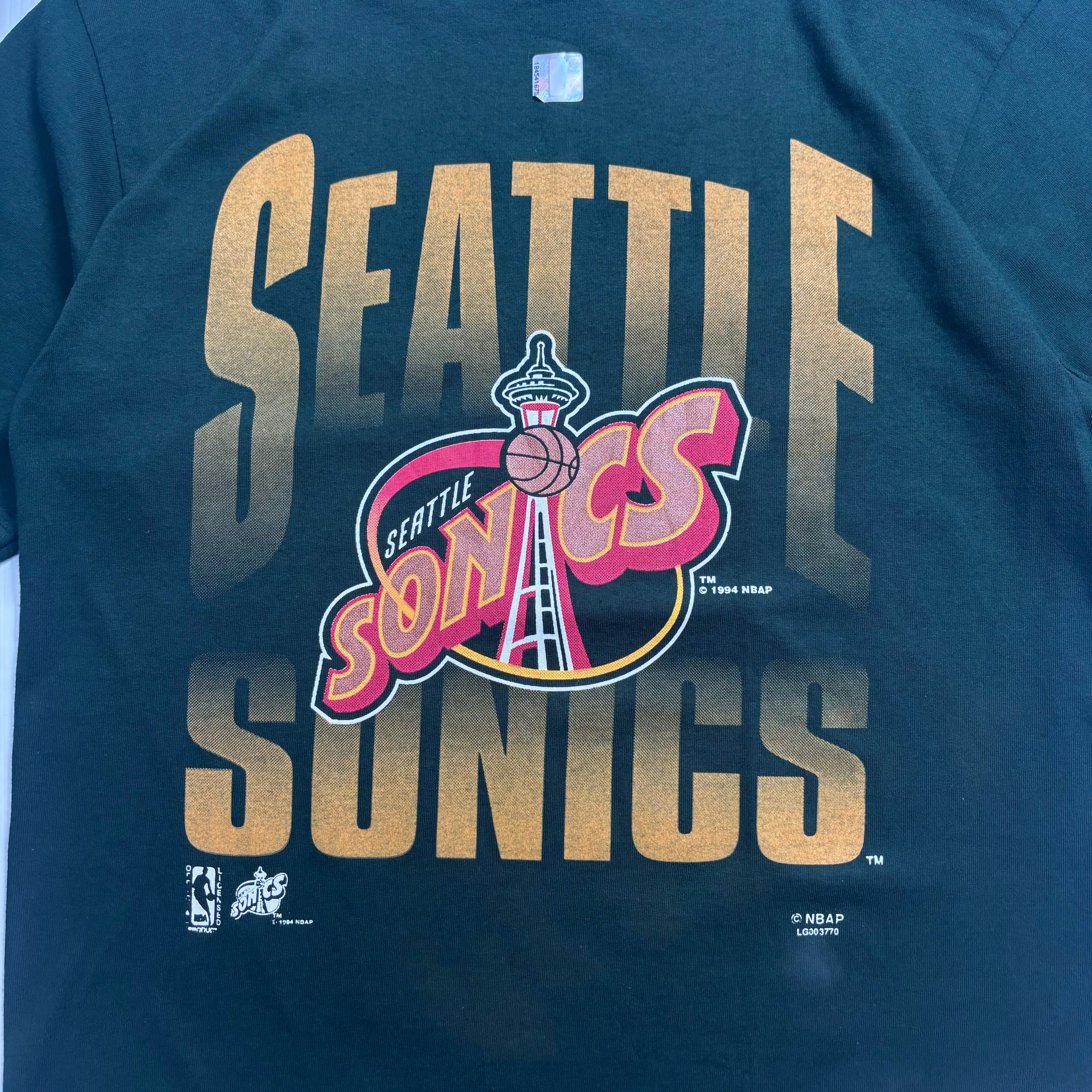 1994 Seattle Sonics Graphic Tee L