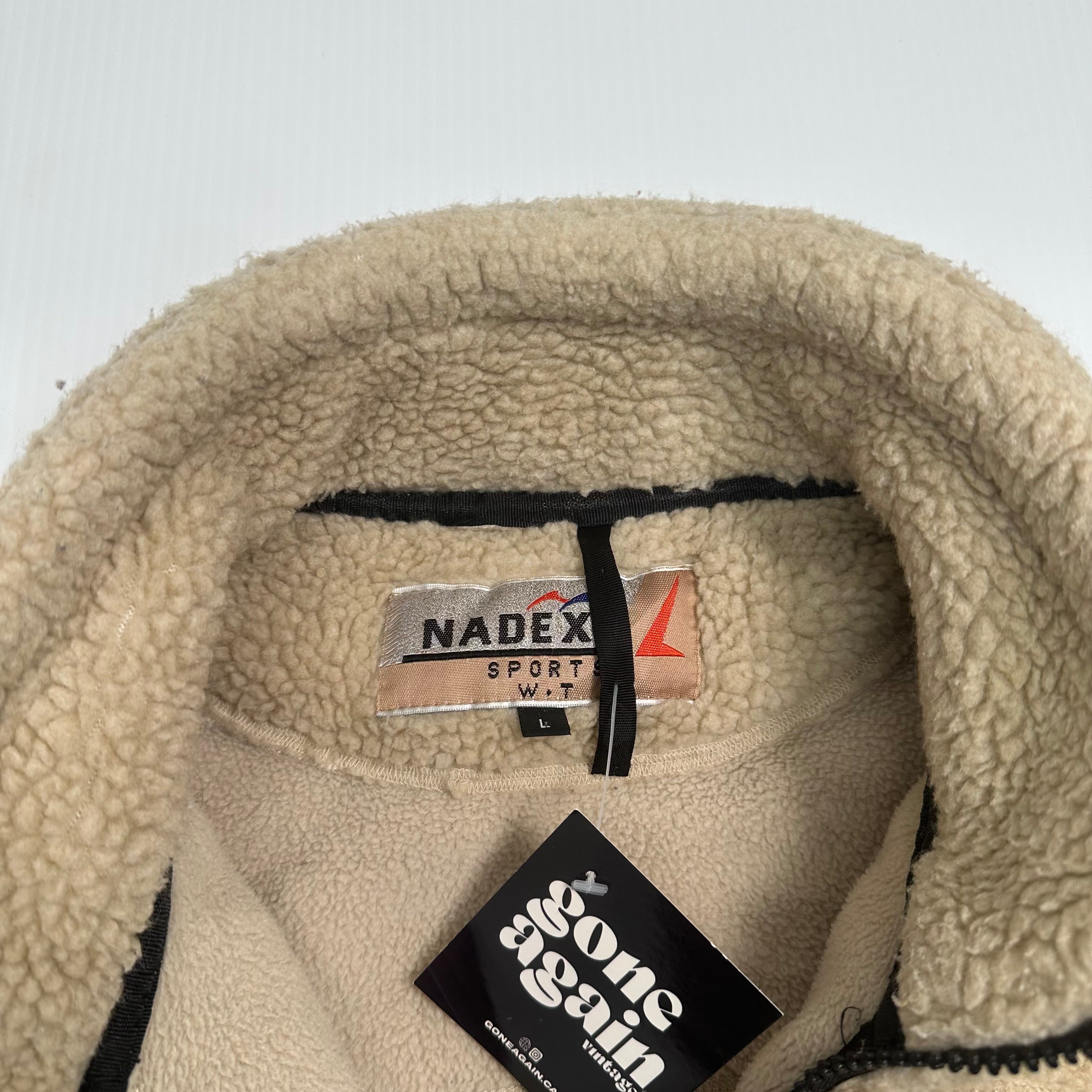 Nadex Deep Pile Sherpa Fleece Jacket L