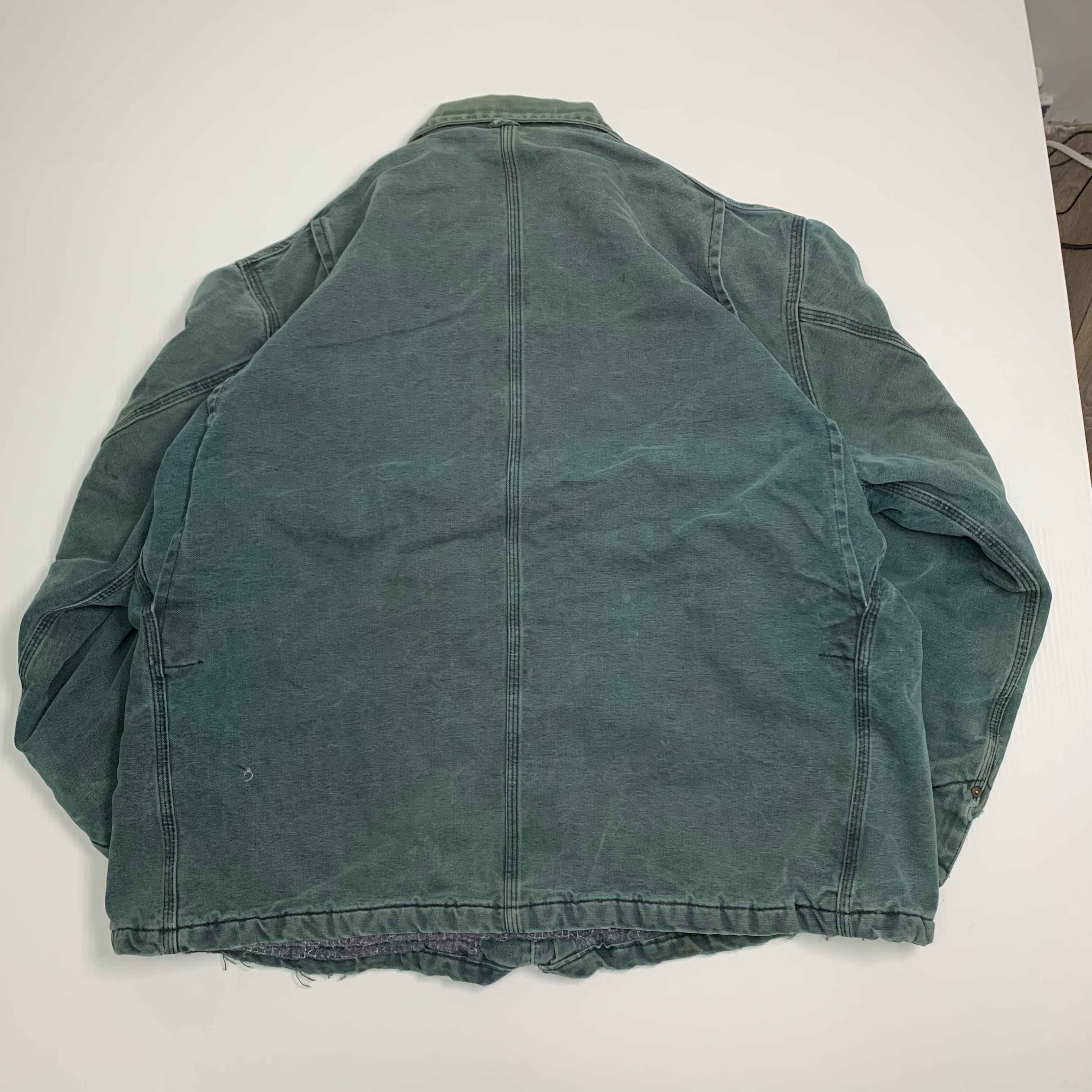 Carhartt Faded Teal Chore Coat XXL