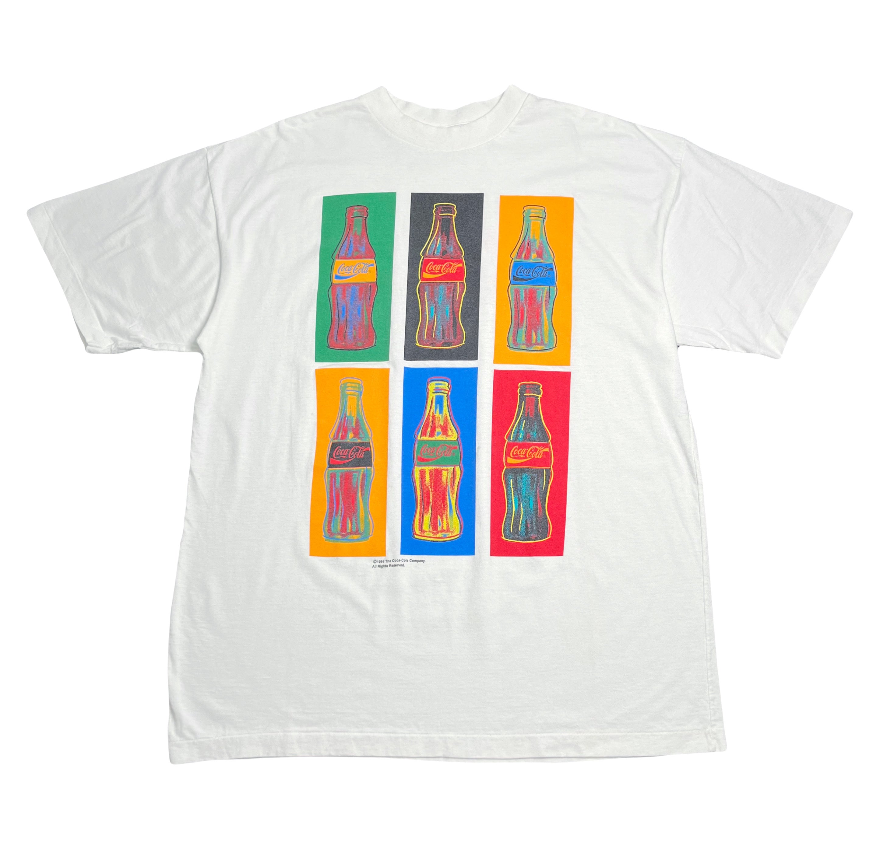 1994 Andy Warhol Coca Cola Pop Art Tee XL