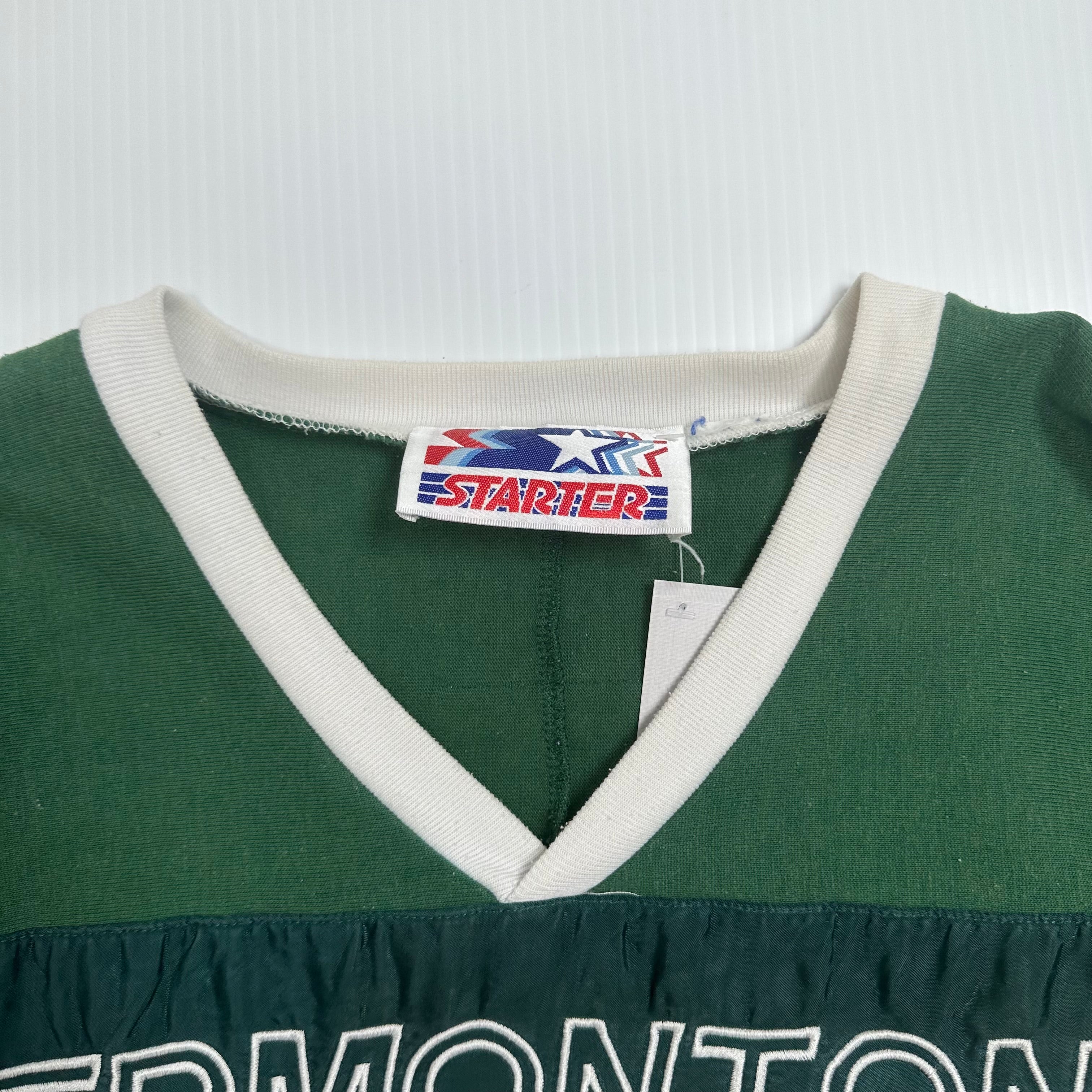 80s Starter Edmonton Eskimos AOP Cotton Jersey XL