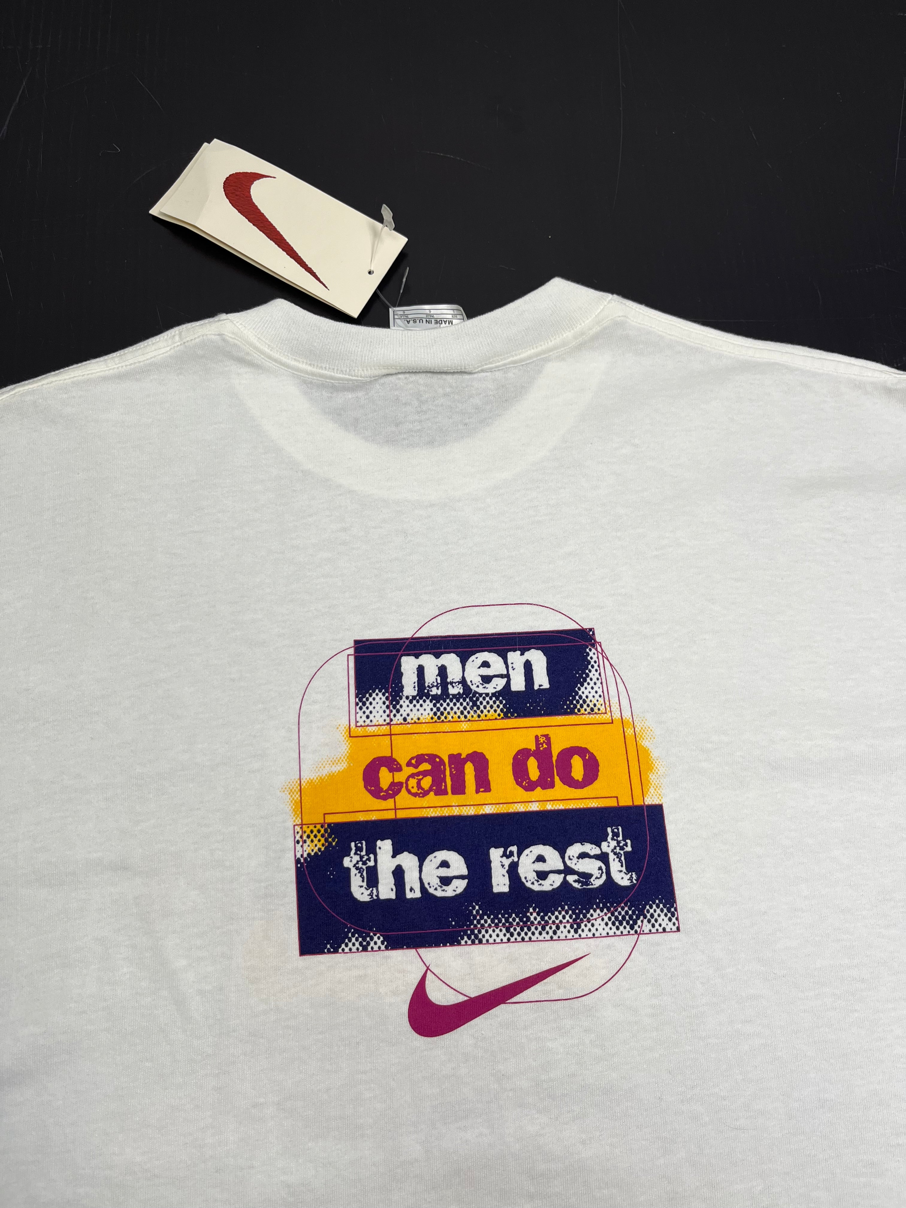 90s Deadstock Nike “Women Can Do Everything” Tee L