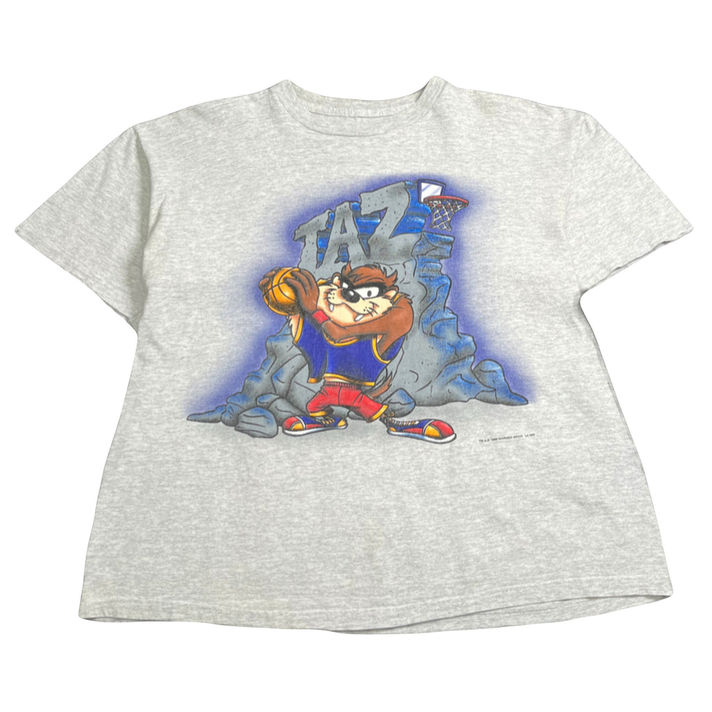 1996 Warner Bros. Tasmanian Devil Basketball Tee XL