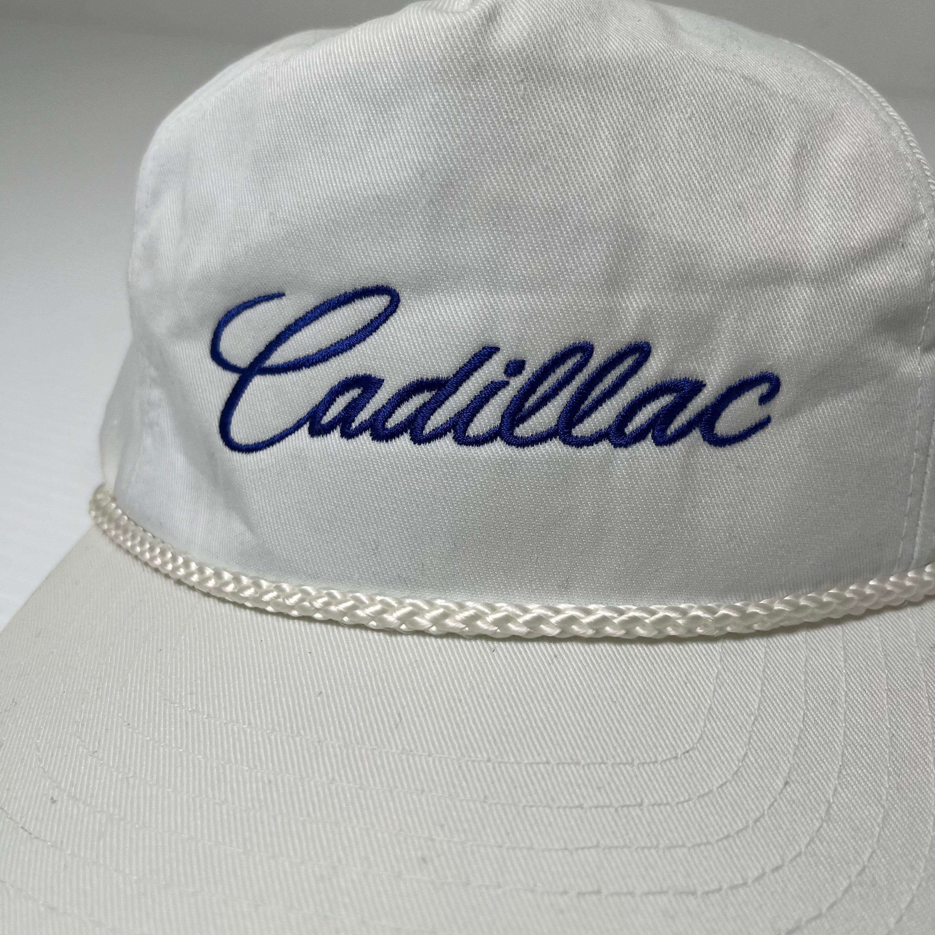 Vintage Cadillac Script Logo Snapback Hat