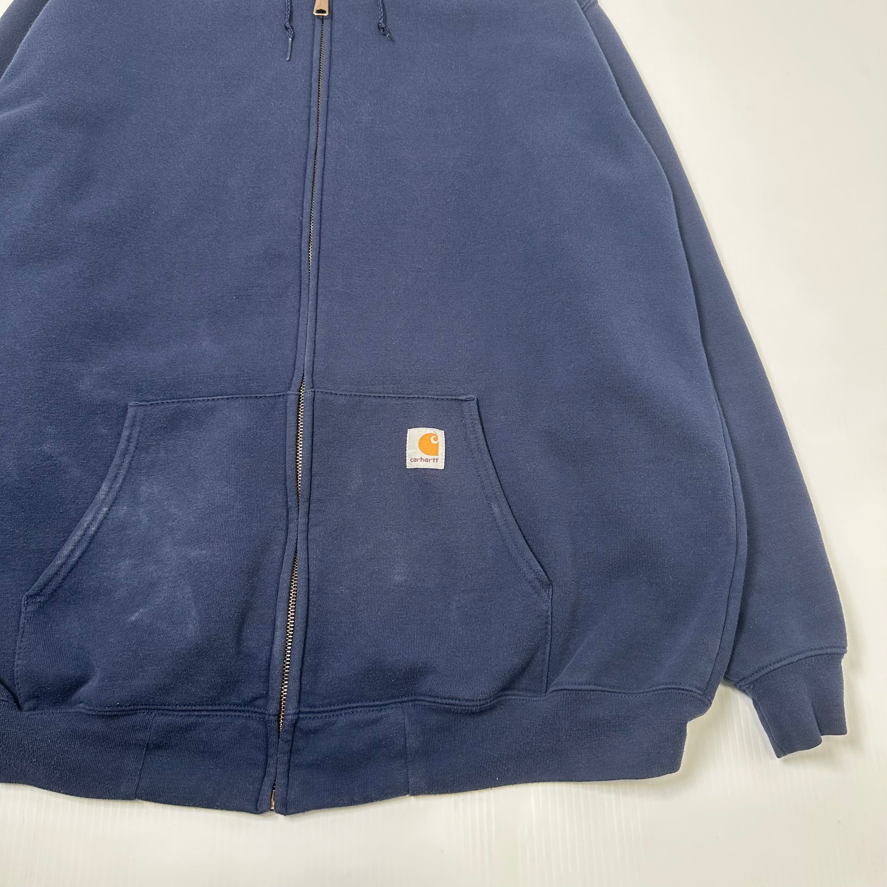 Vintage Carhartt Mini Logo Zip Hoodie XL
