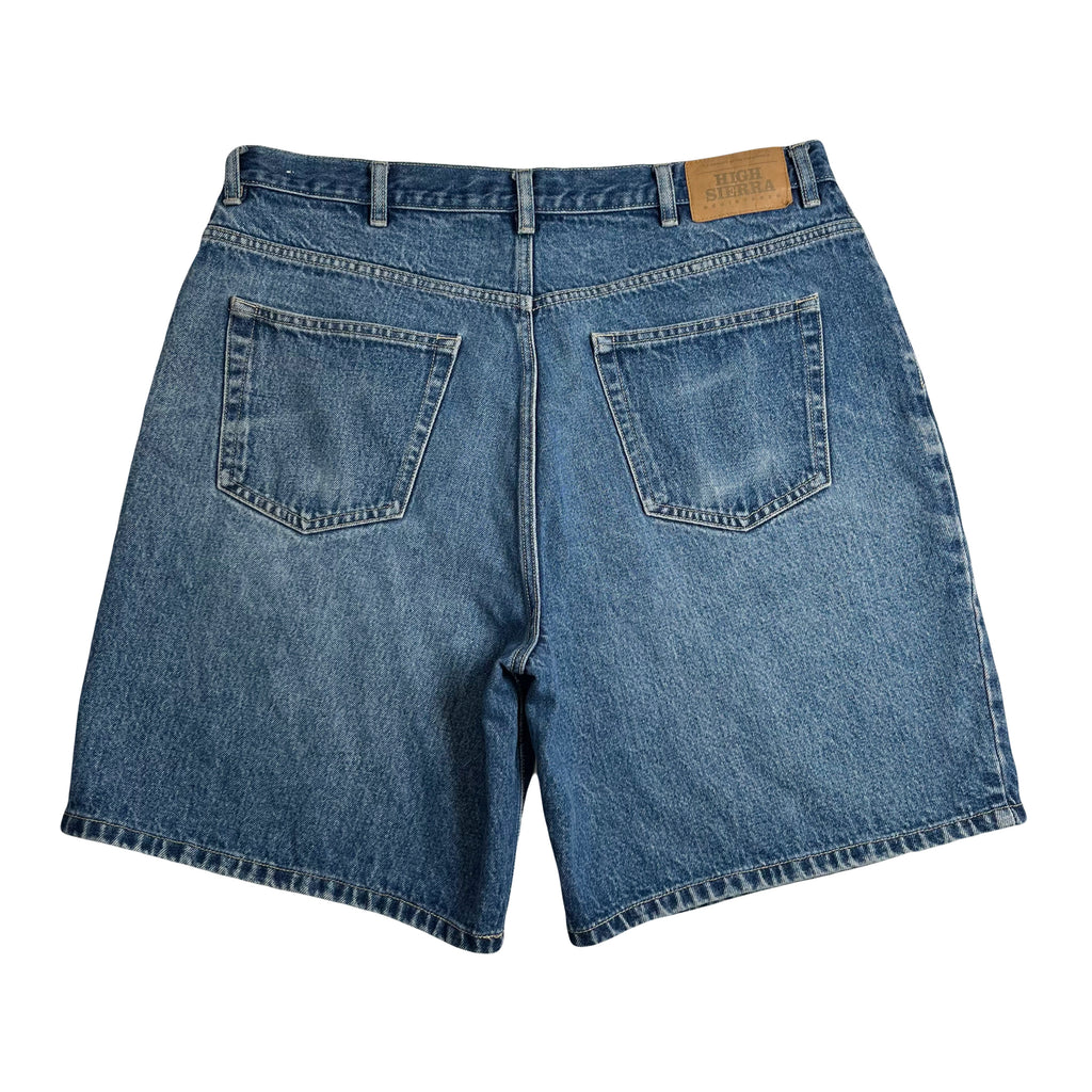 Vintage High Sierra Dark Wash Denim Shorts 38