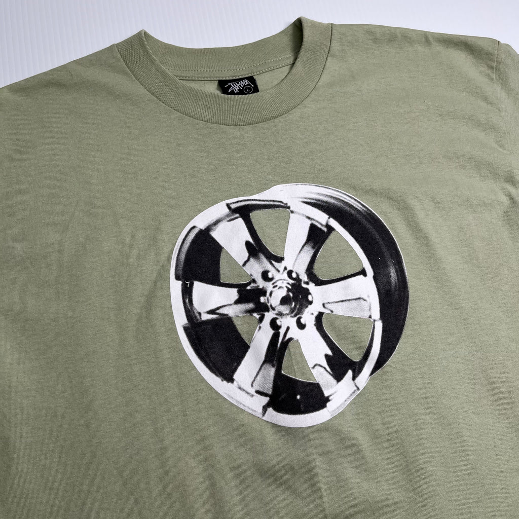 Stussy Chrome Wheel Tee L