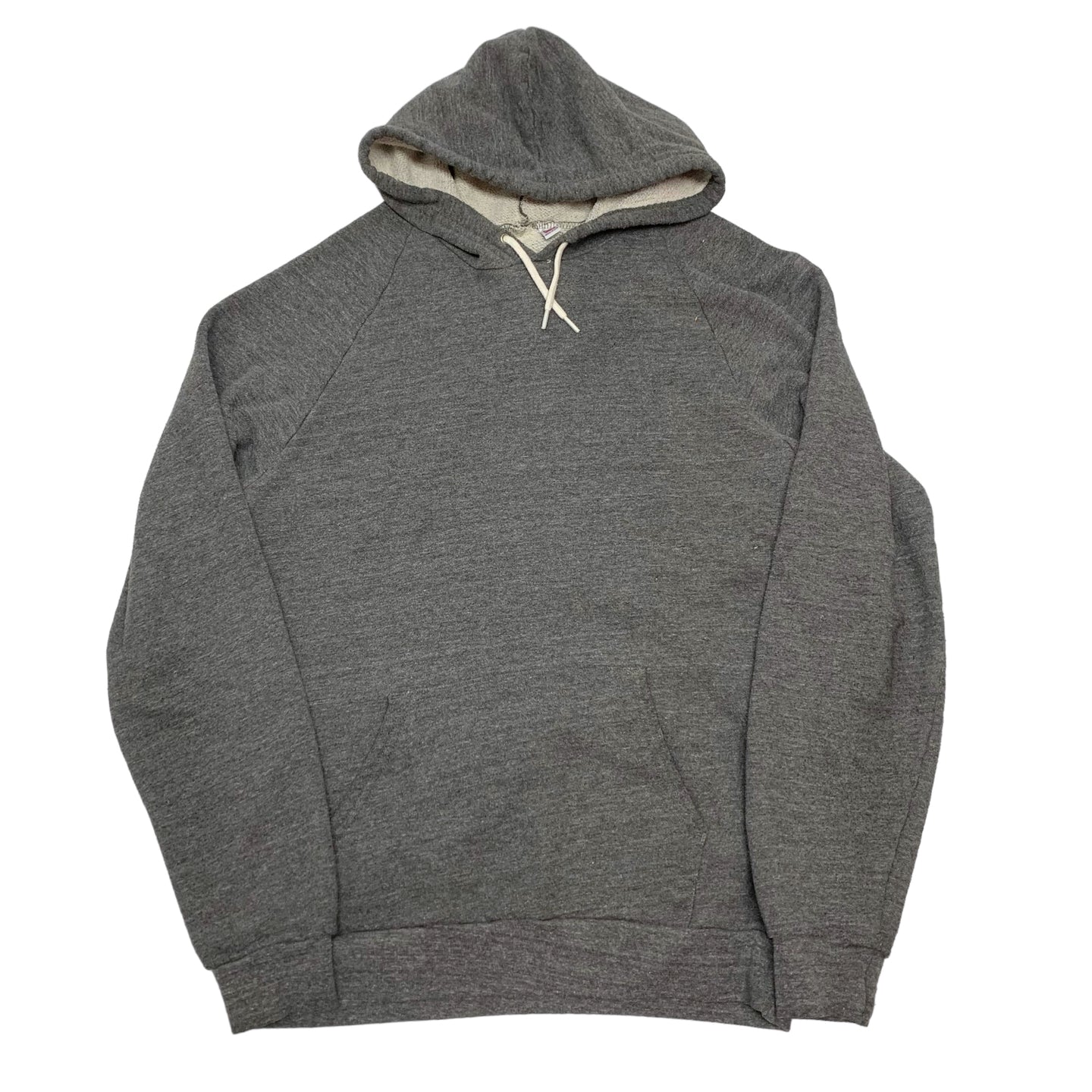 Vintage Blank Grey Hoodie L