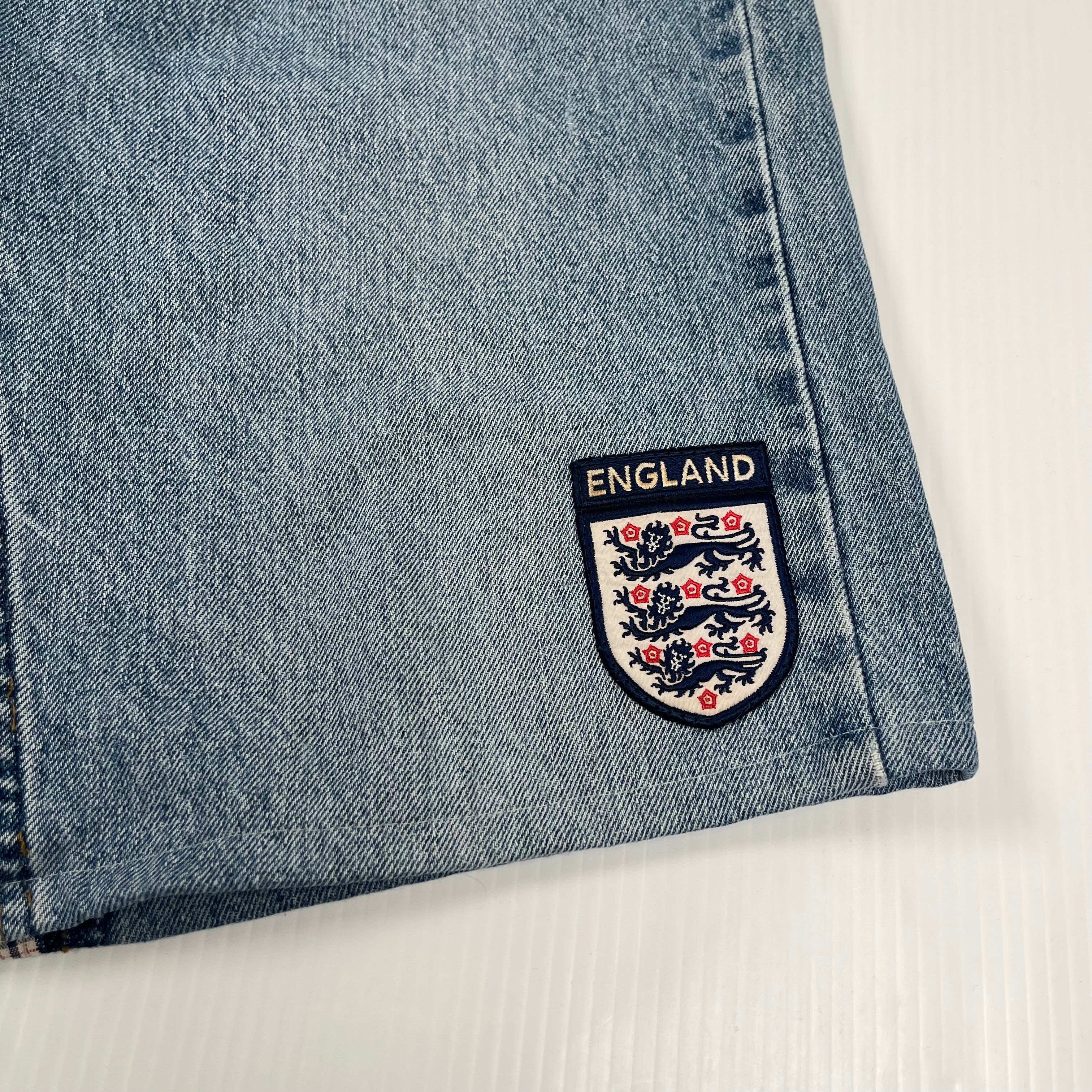 Rework Vintage Levi's x England Baggy Denim Shorts