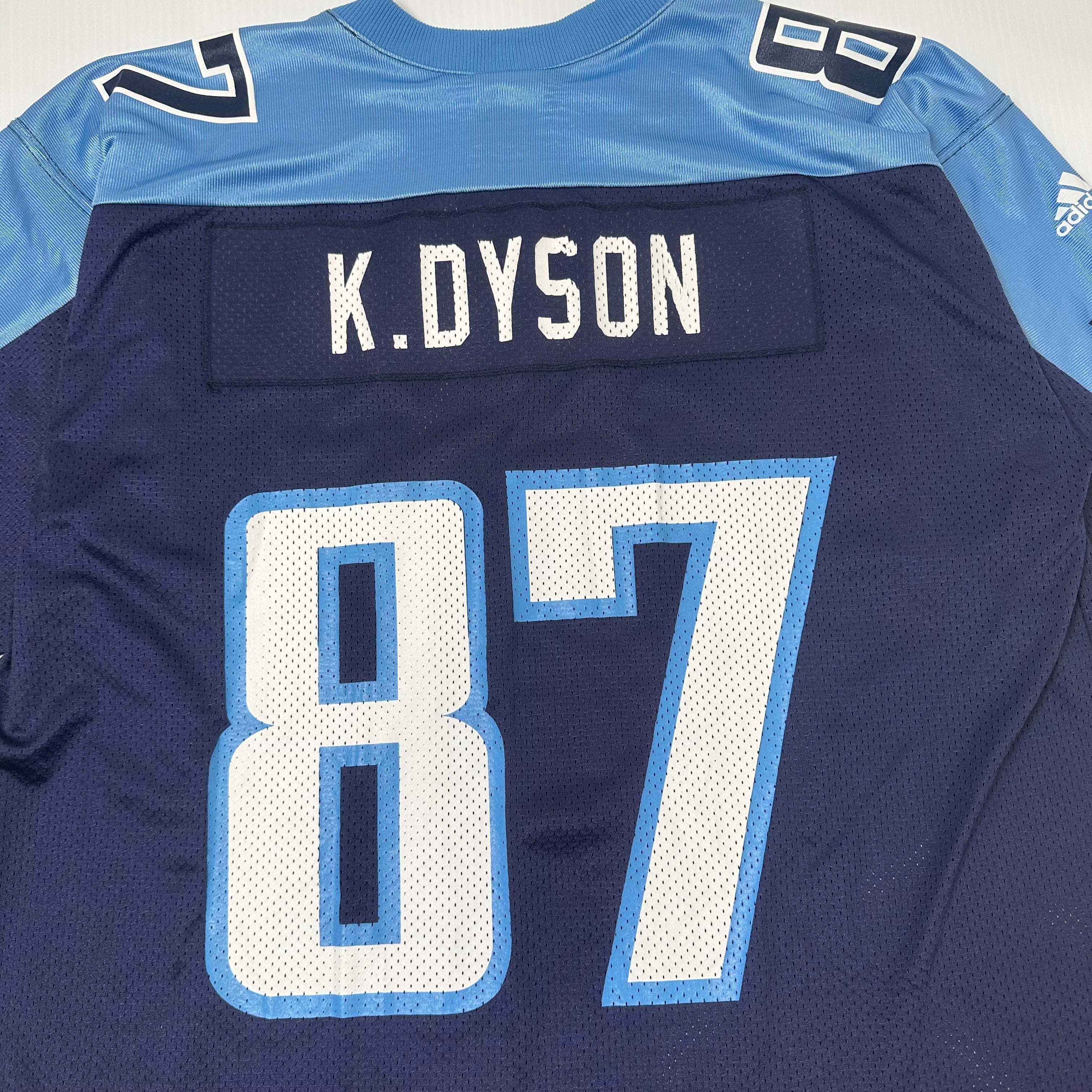 Vintage Adidas Tennessee Titans Dyson #87 NFL Jersey XL