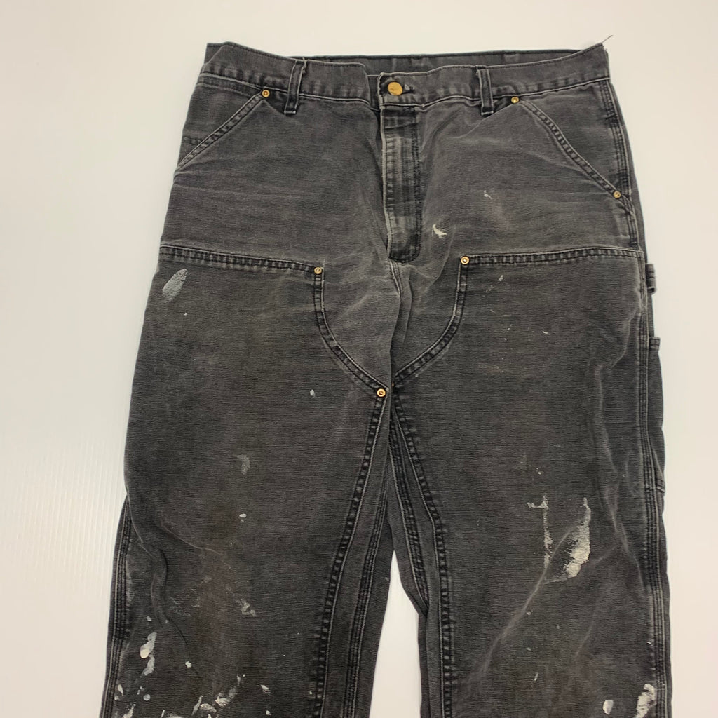Carhartt Faded Black Panter Double Knee Denim 36