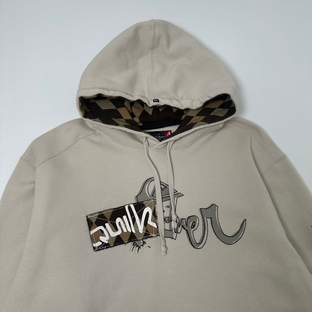 Y2K Quiksilver Graphic Hoodie L