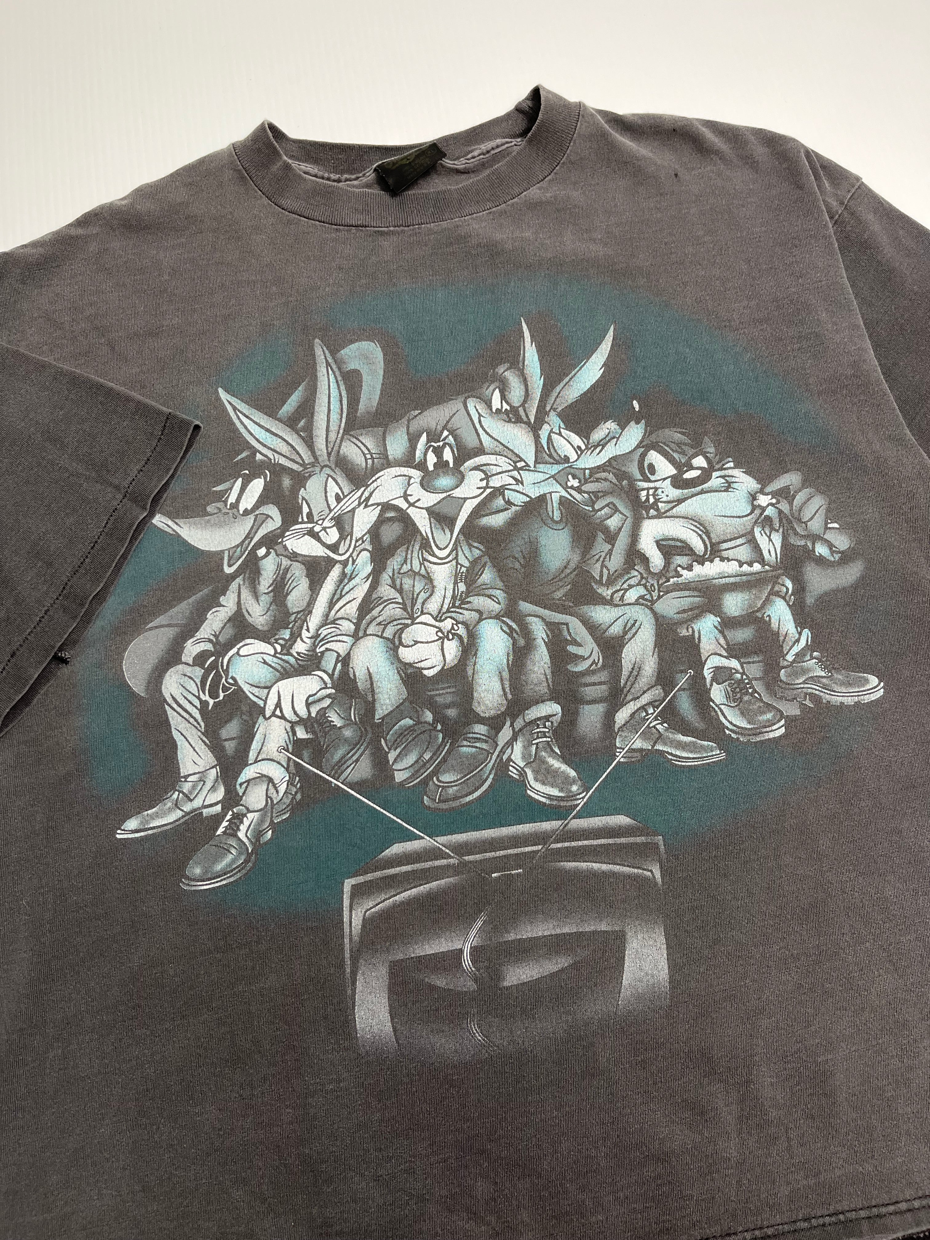 1996 Looney Tunes Characters TV Tee XL