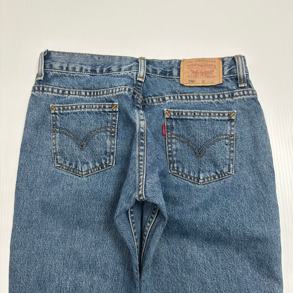 Vintage Levi's 985 Medium Wash Flared Denim 28