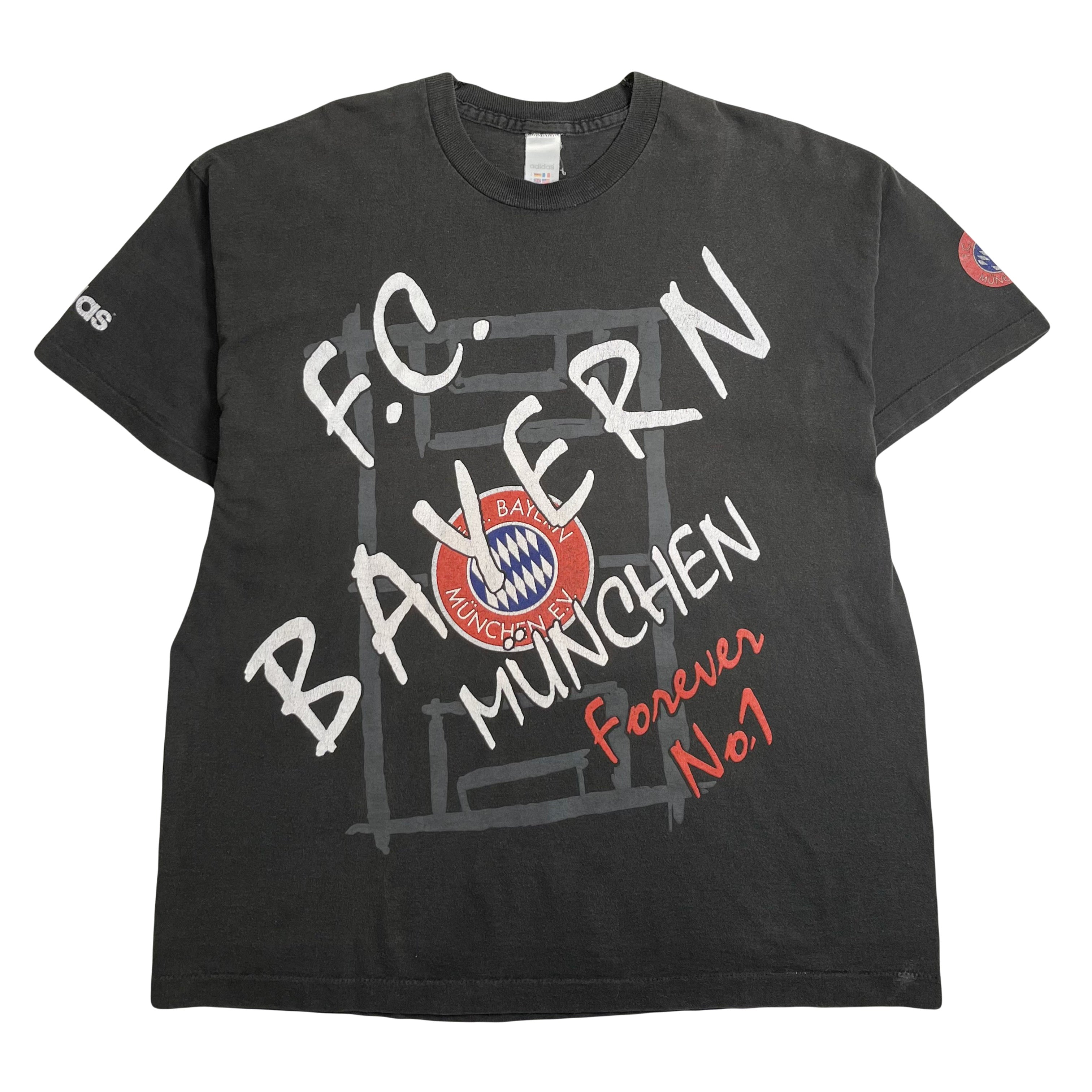 90s Adidas FC Bayern Munich Graphic Tee XL