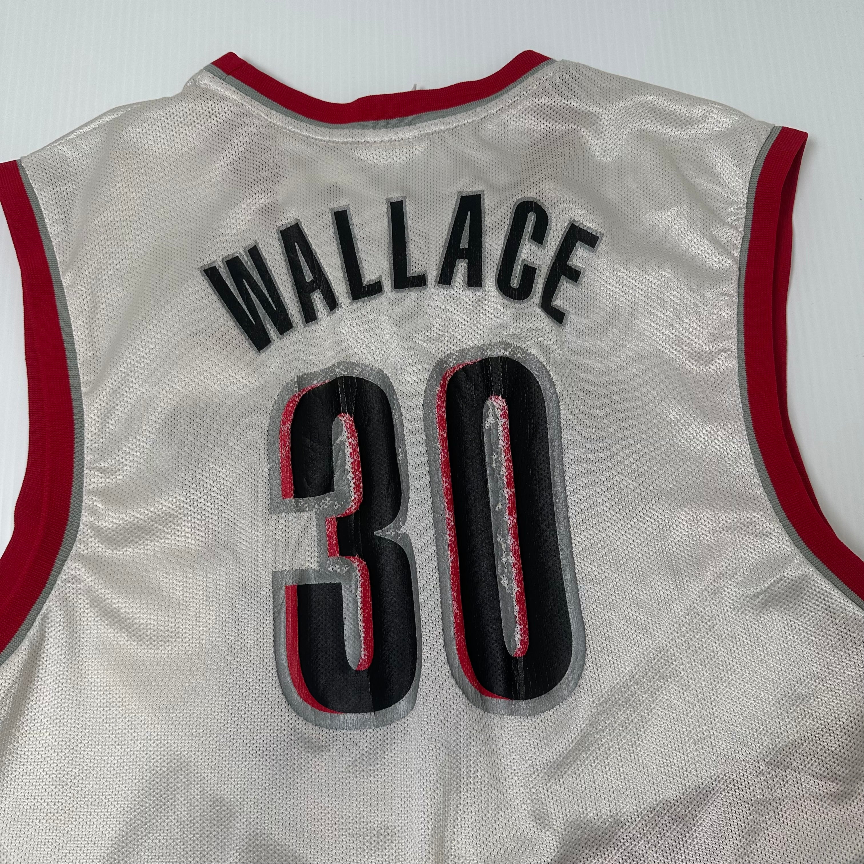 Reebok Portland Trail Blazers #30 Wallace Jersey M