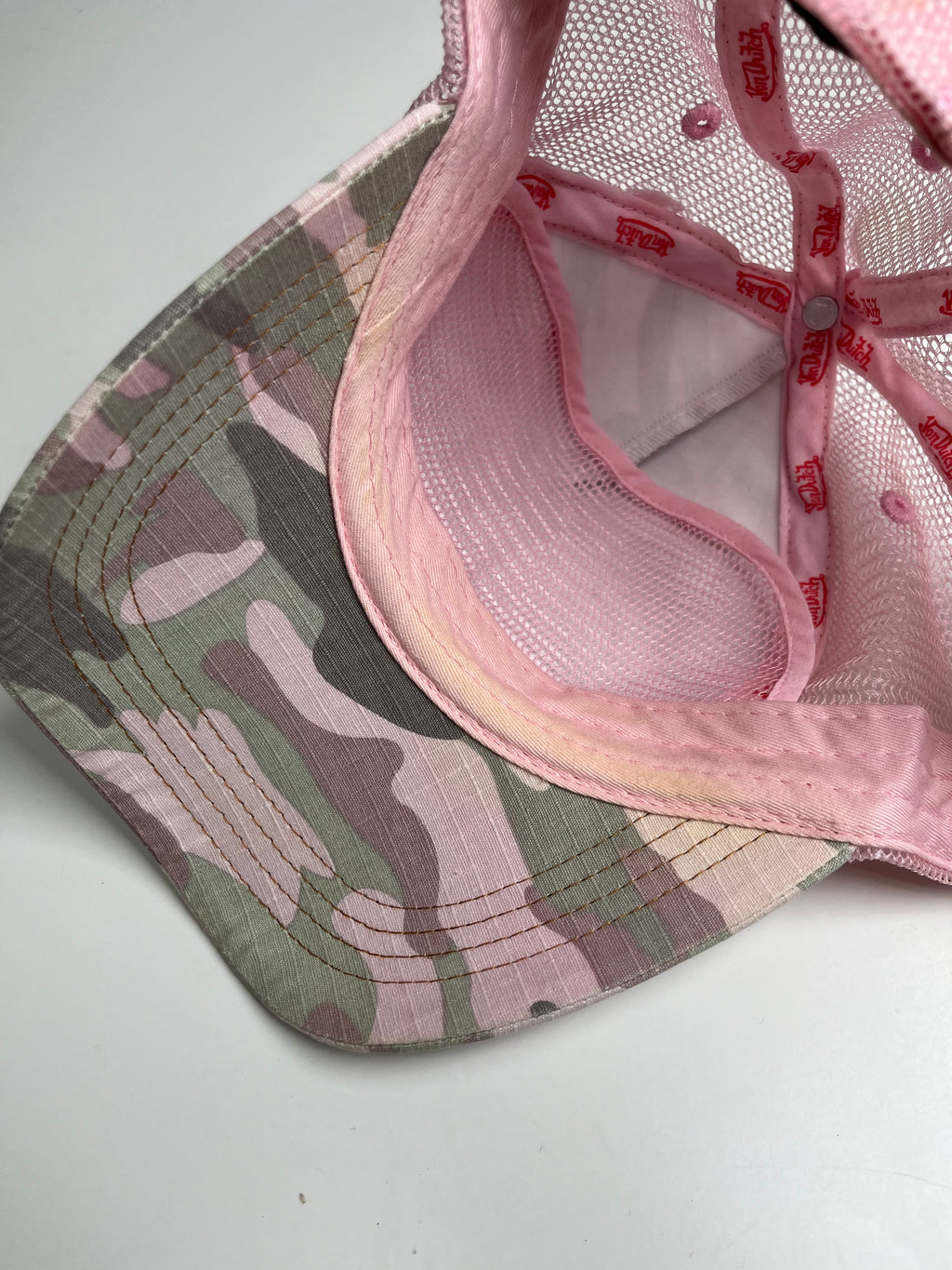 Y2K Von Dutch Camo Trucker Hat