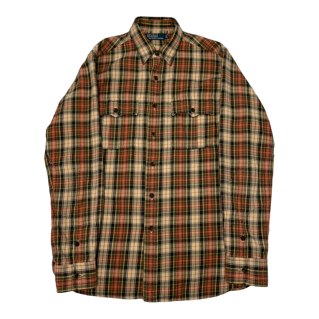 Plaid Polo RL Flannel M