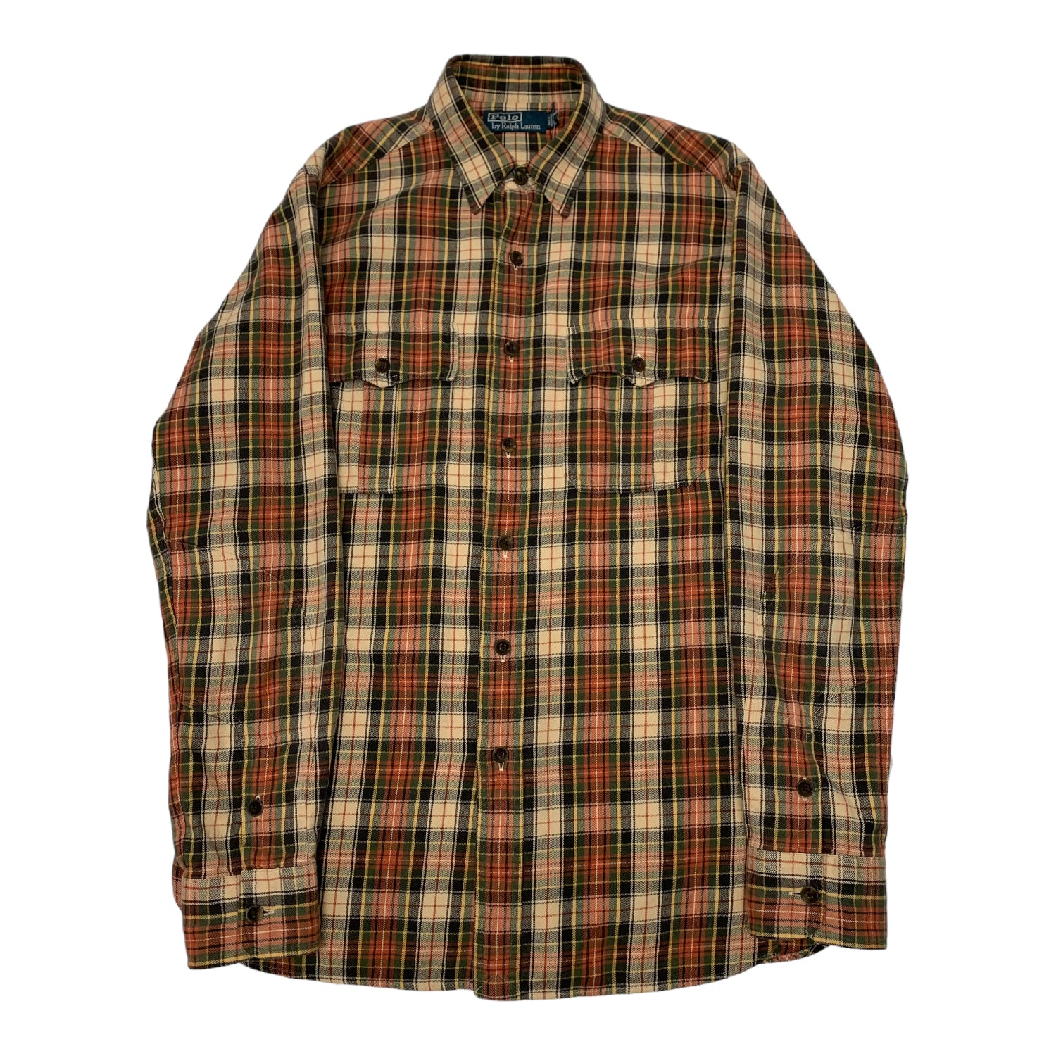 Plaid Polo RL Flannel M