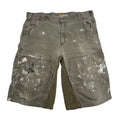 Carhartt Custom Reworked Baggy Painted Shorts 38