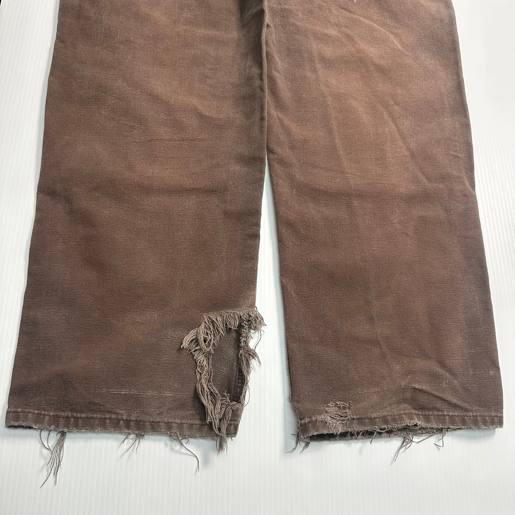 Vintage Carhartt Faded Double Knee Denim 37