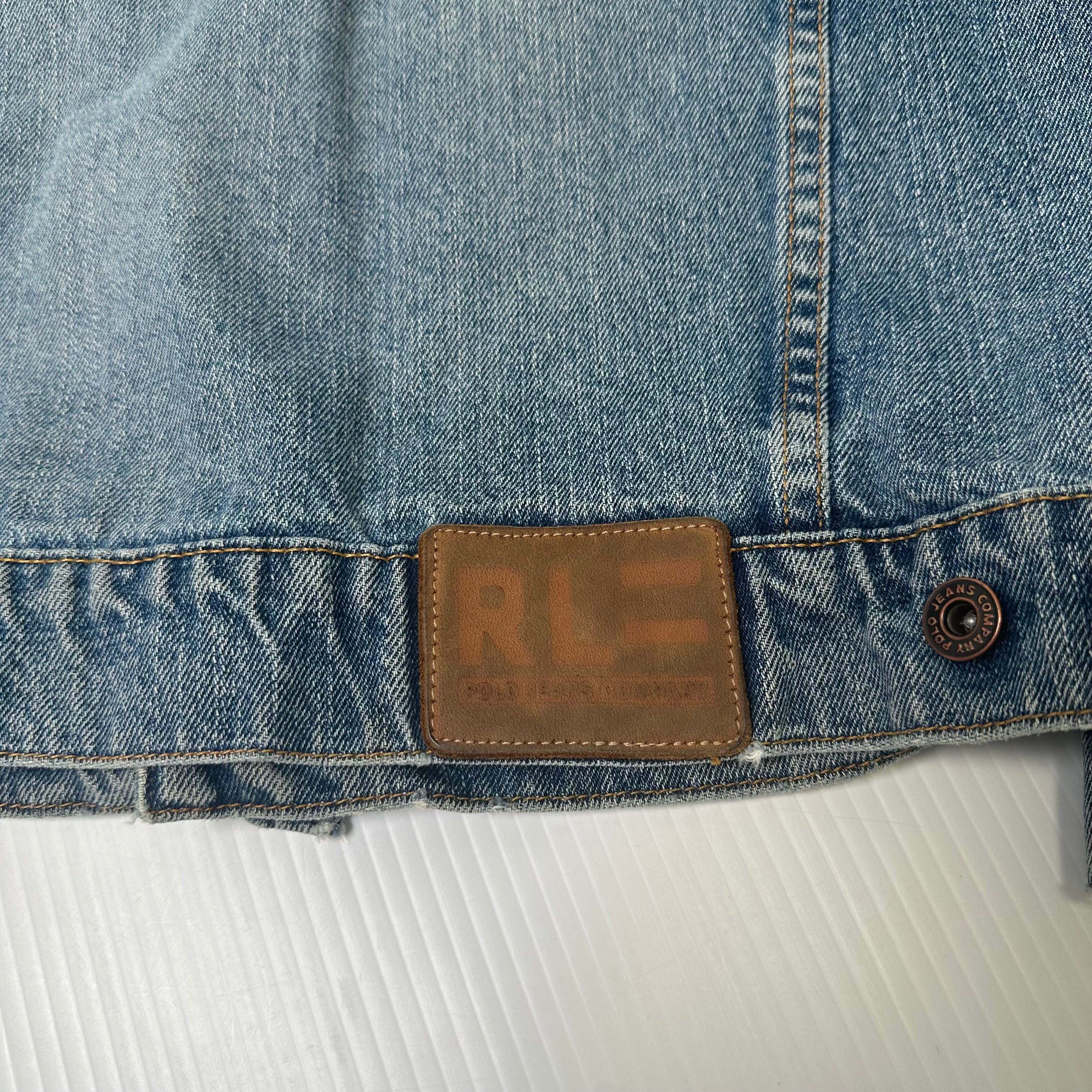 Vintage Polo Jeans Co. Denim Trucker Jacket S