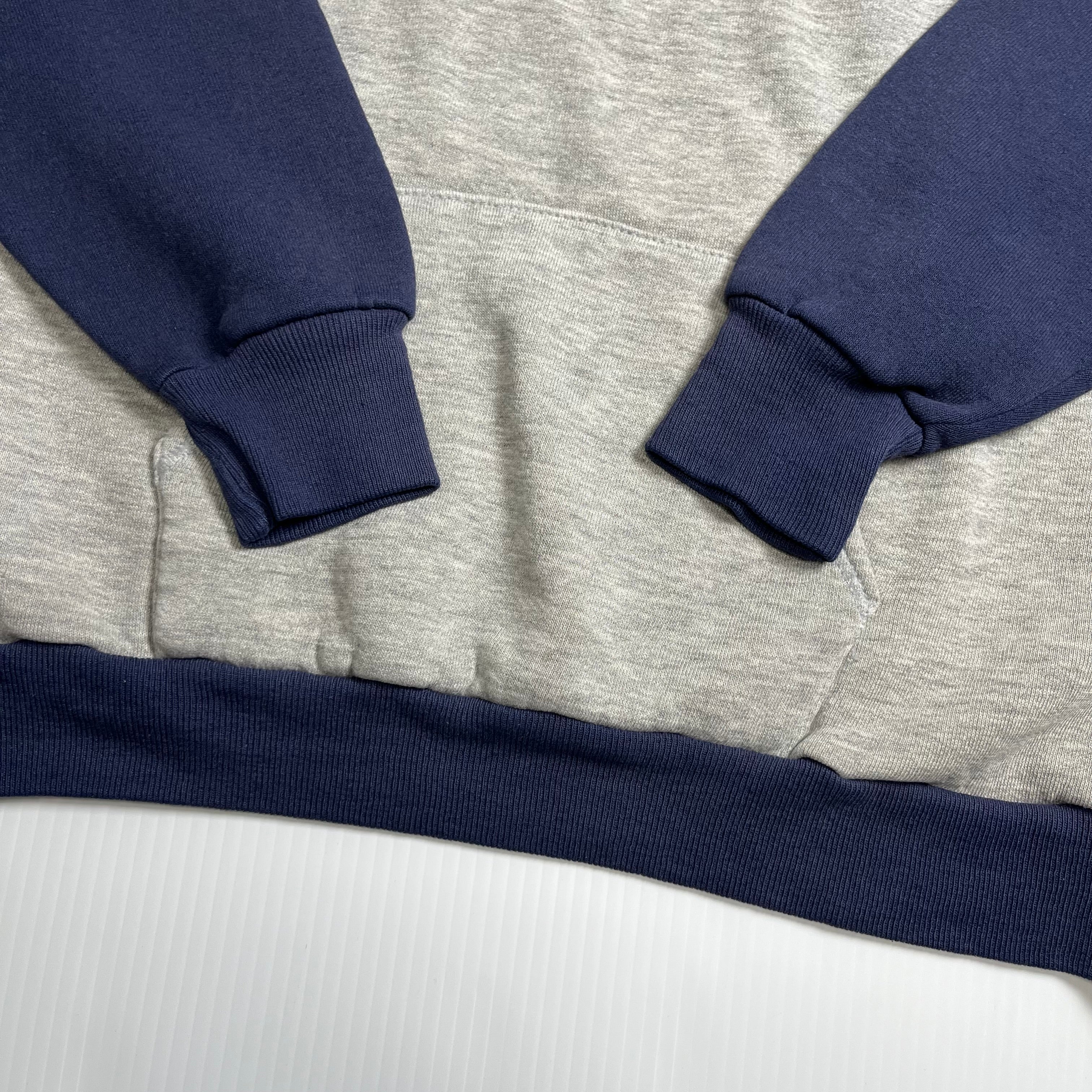 80s Disney Mickey Mouse Two-Tone Hoodie L