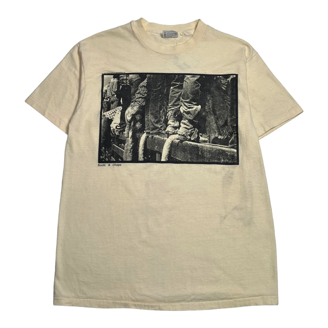 1992 Boots & Chaps Western Graphic Tee L