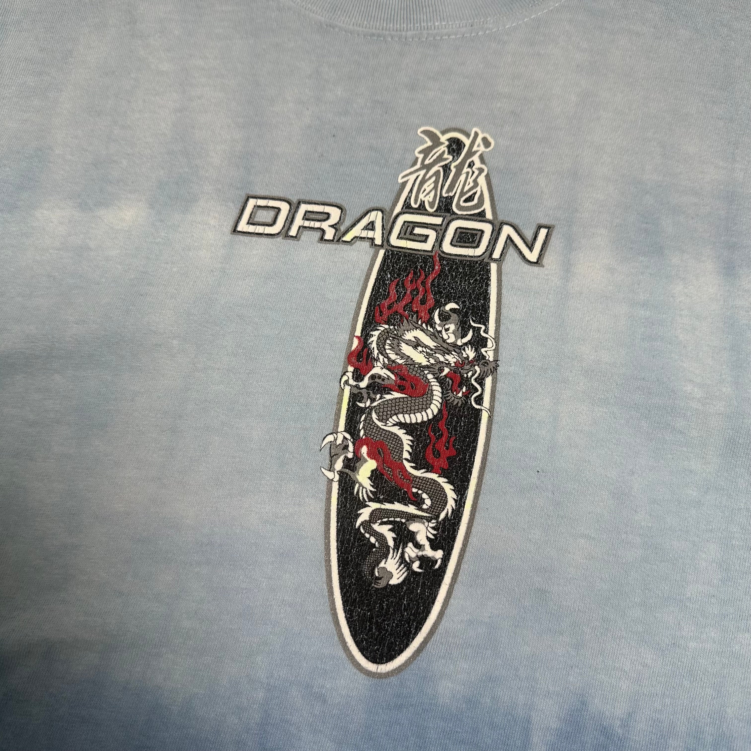 Vintage Dragon Tie Dye Tee Youth L