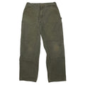 Carhartt Olive Double Knee Denim 34x32 0518