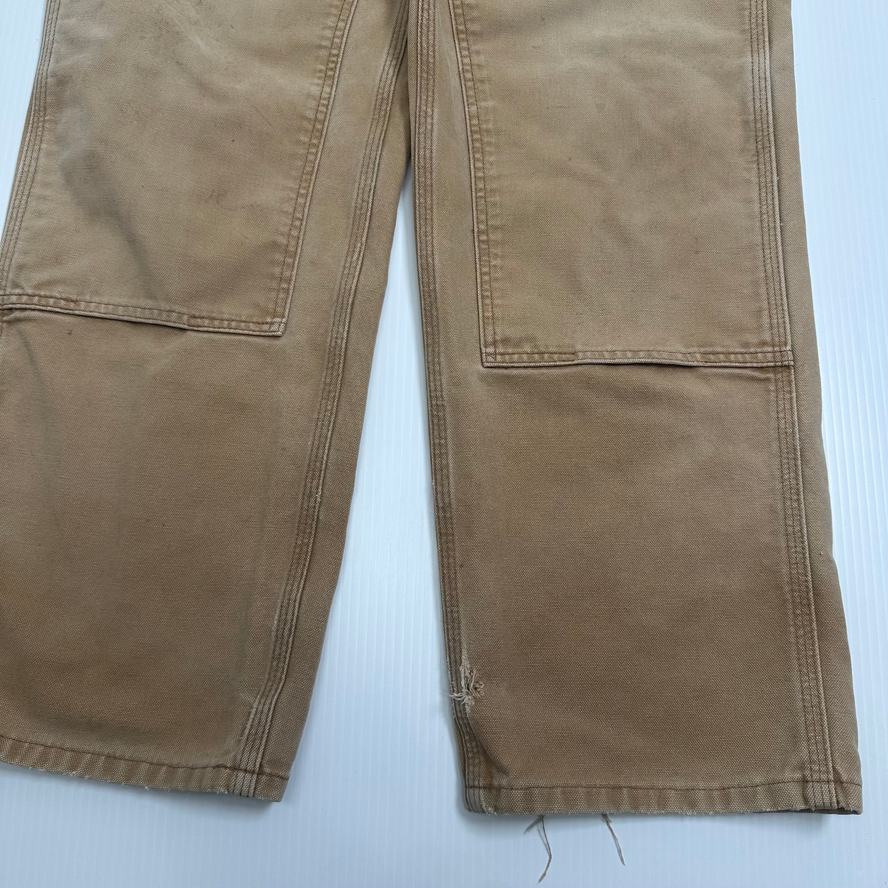 Vintage Carhartt Faded Double Knee Denim 34