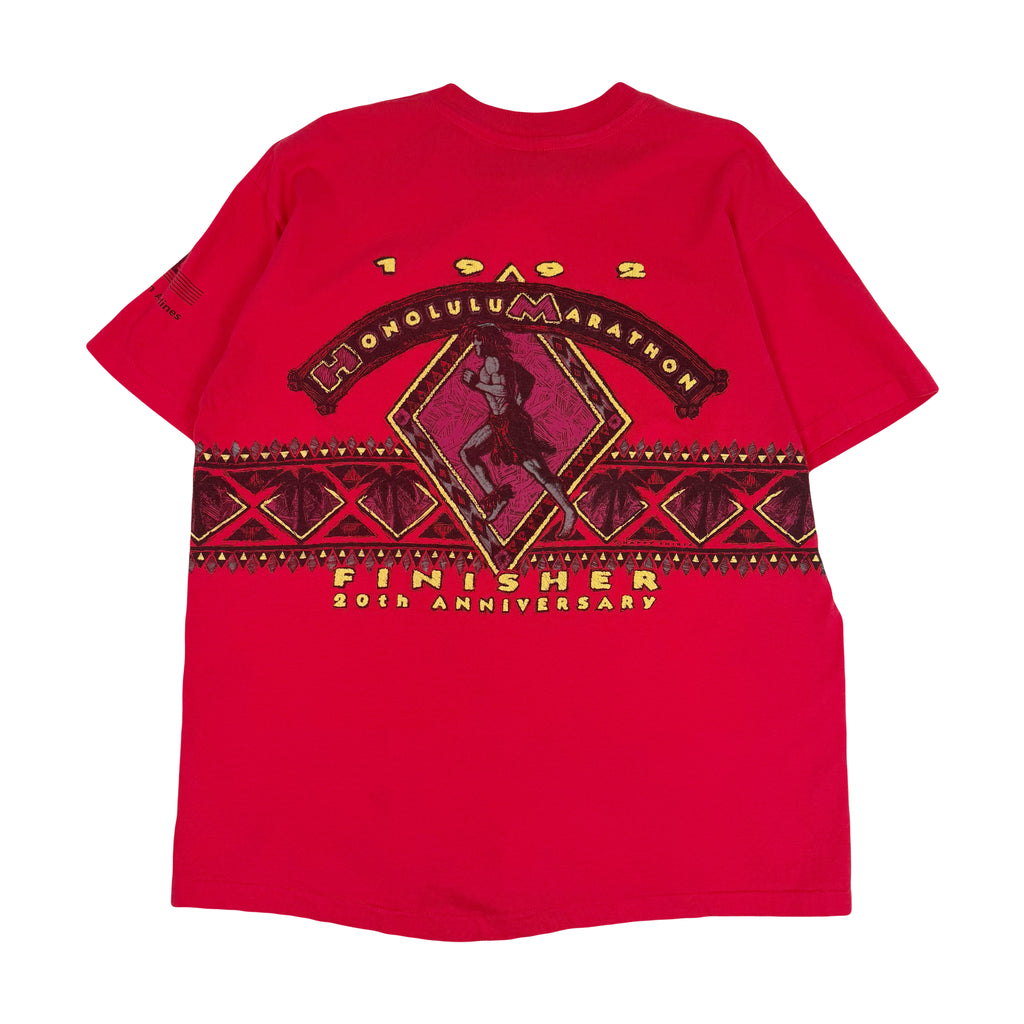 1992 Honolulu Marathon Finisher Tee L