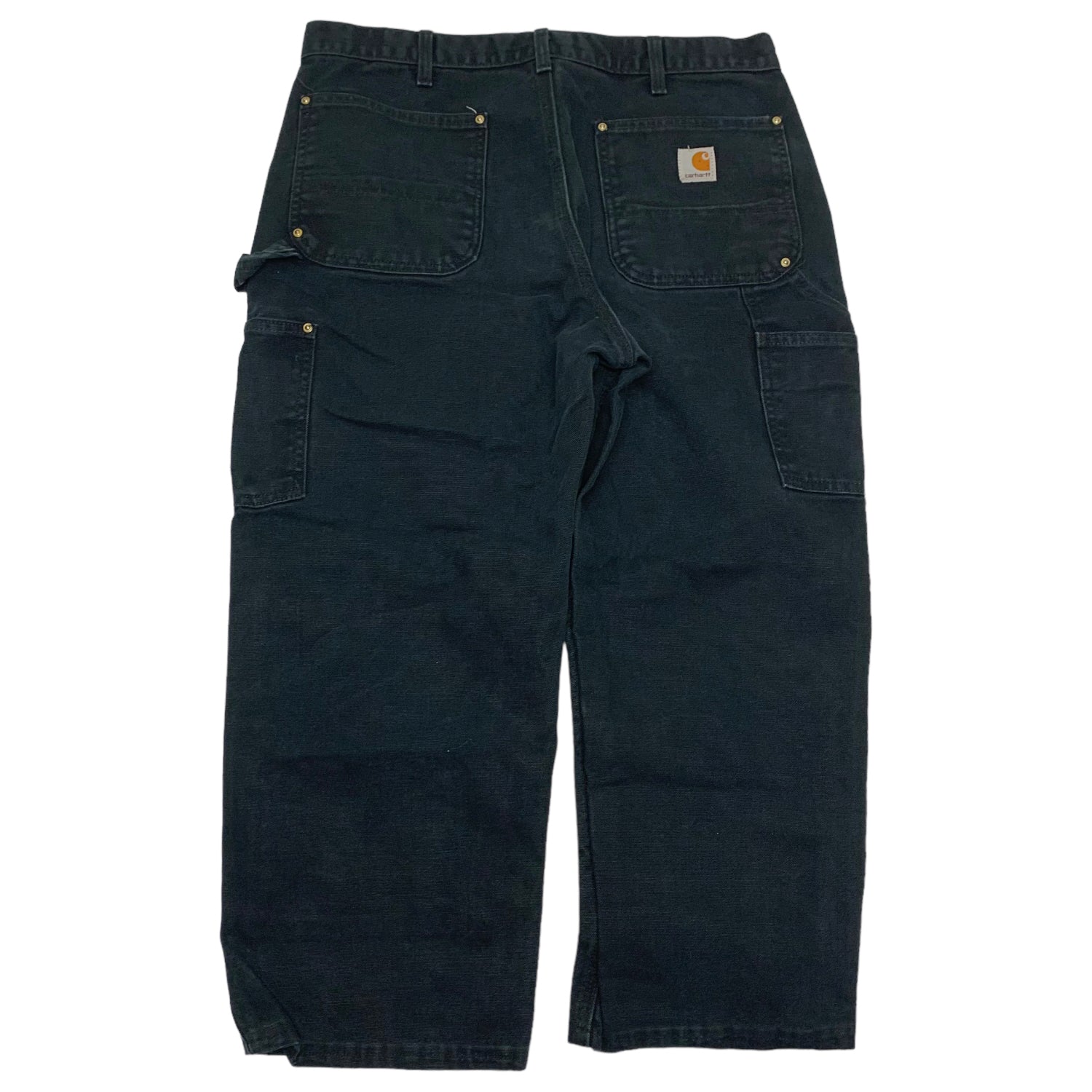 Carhartt Black Double Knee Denim 36x32 0411