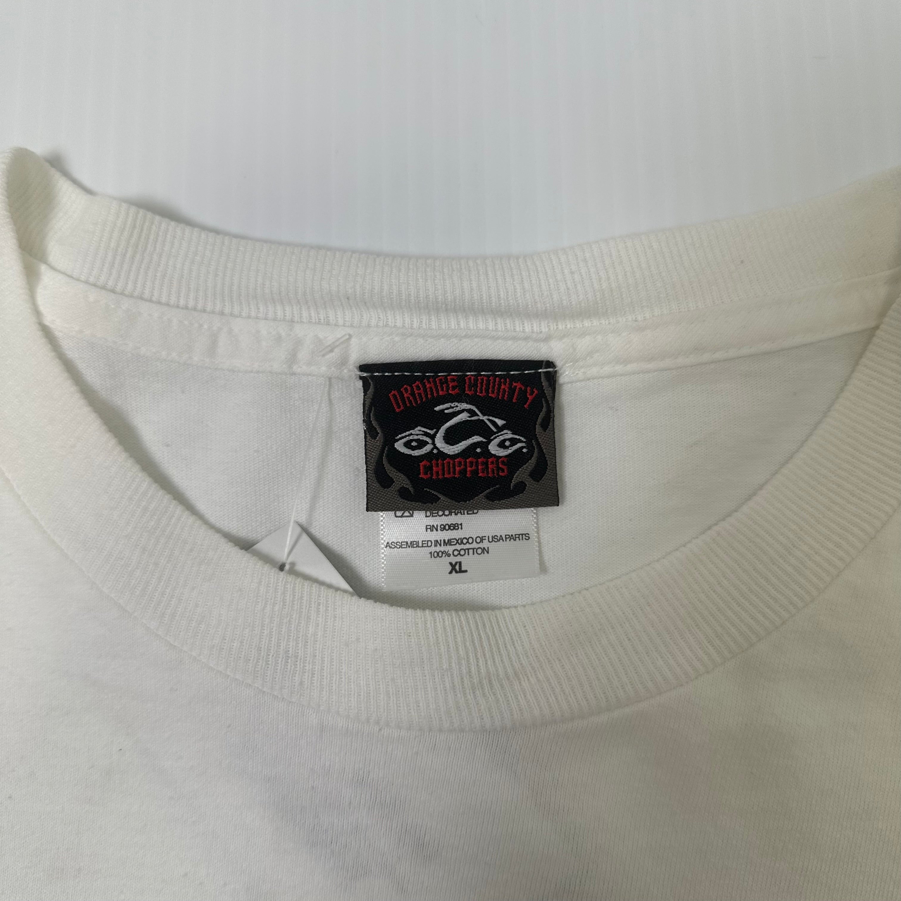 2004 Orange County Choppers Flames Graphic Tee XL