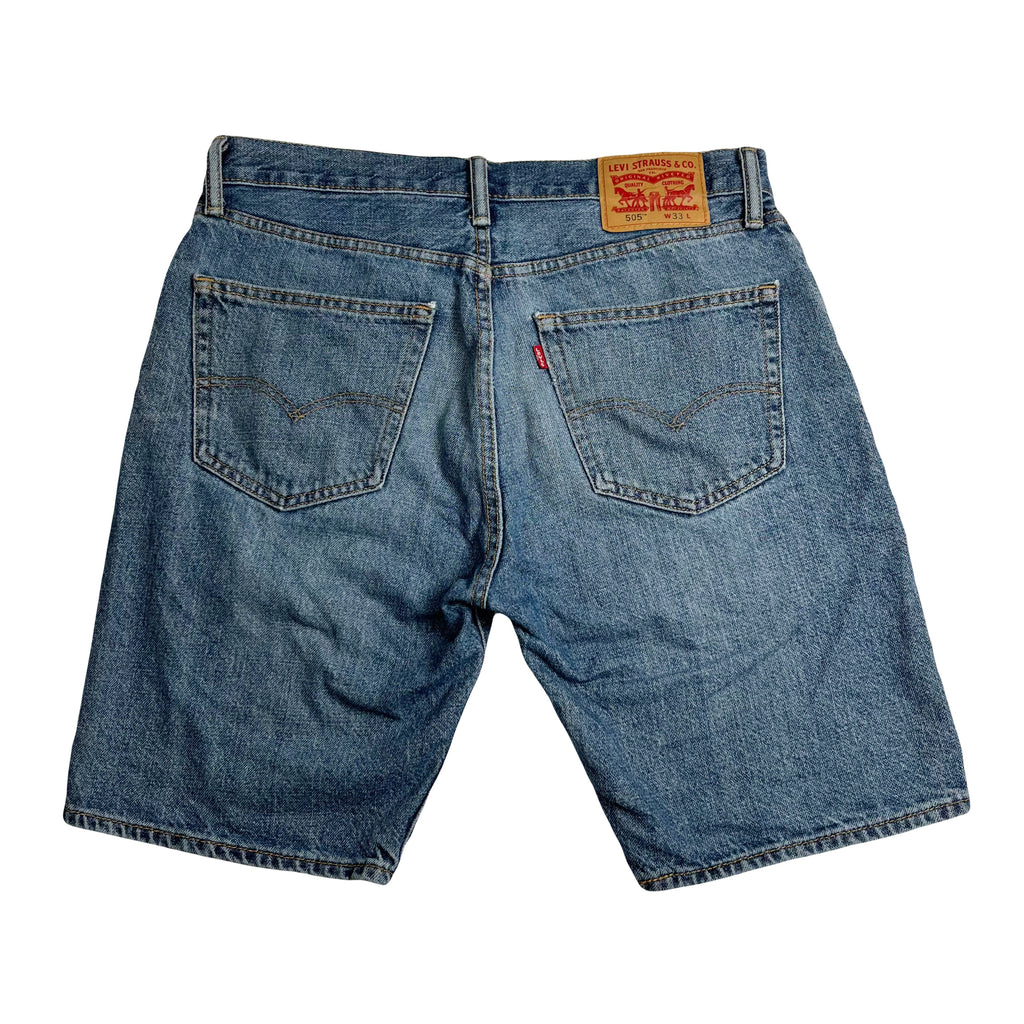Levi's 505 Medium Wash Denim Shorts 33
