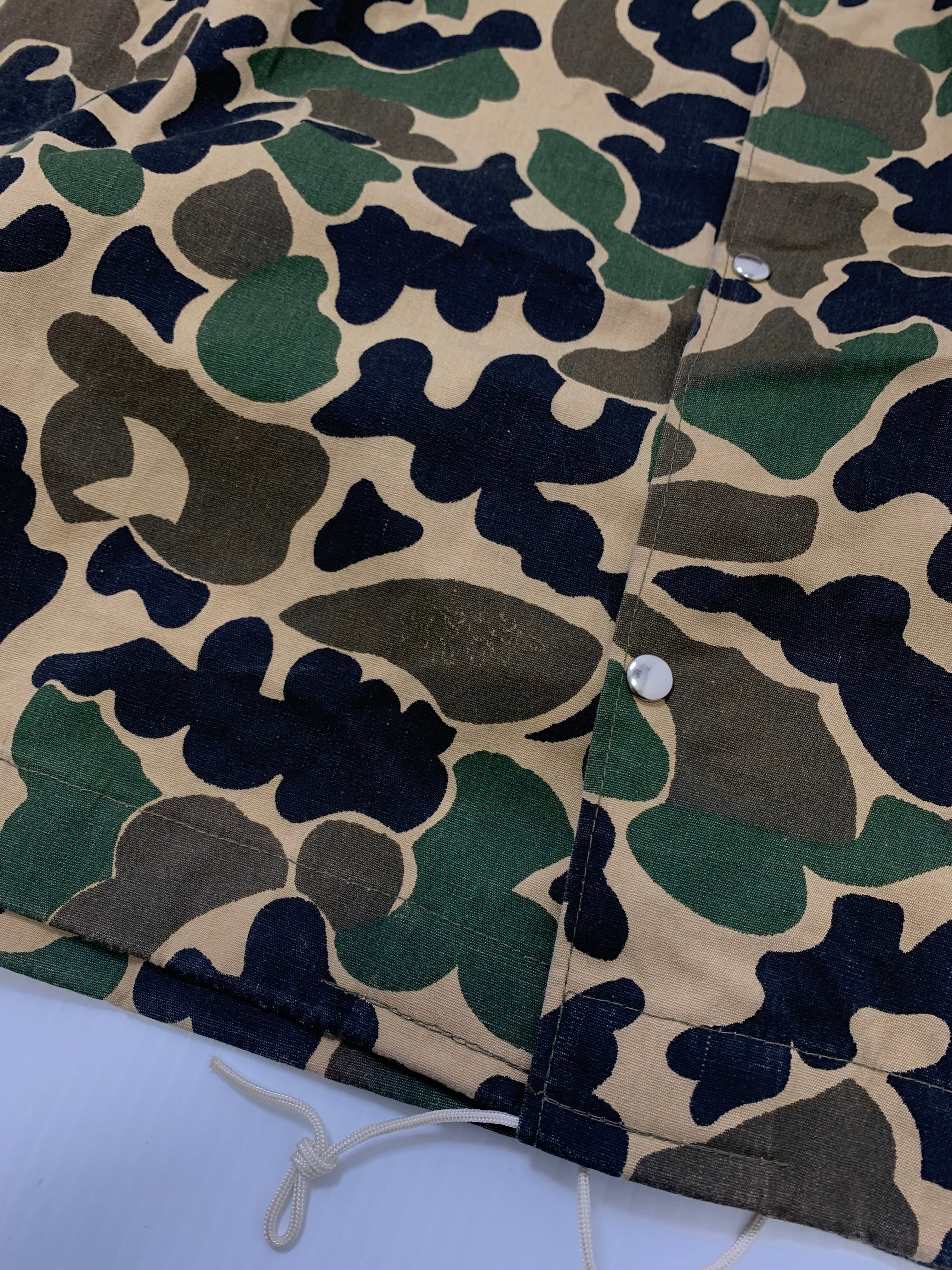 Vintage Pinnacle Products Duck Camo Packable Light Hunting Jacket XL