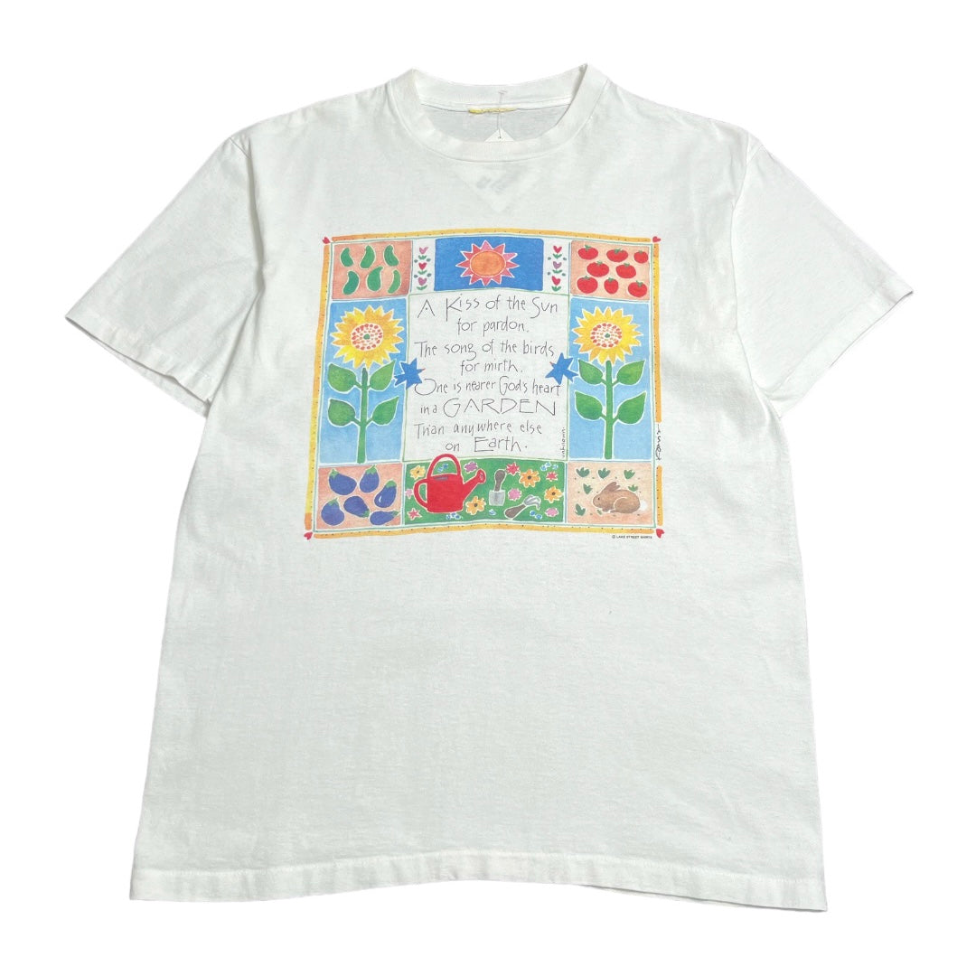 Vintage Kiss Of The Sun Garden Tee L