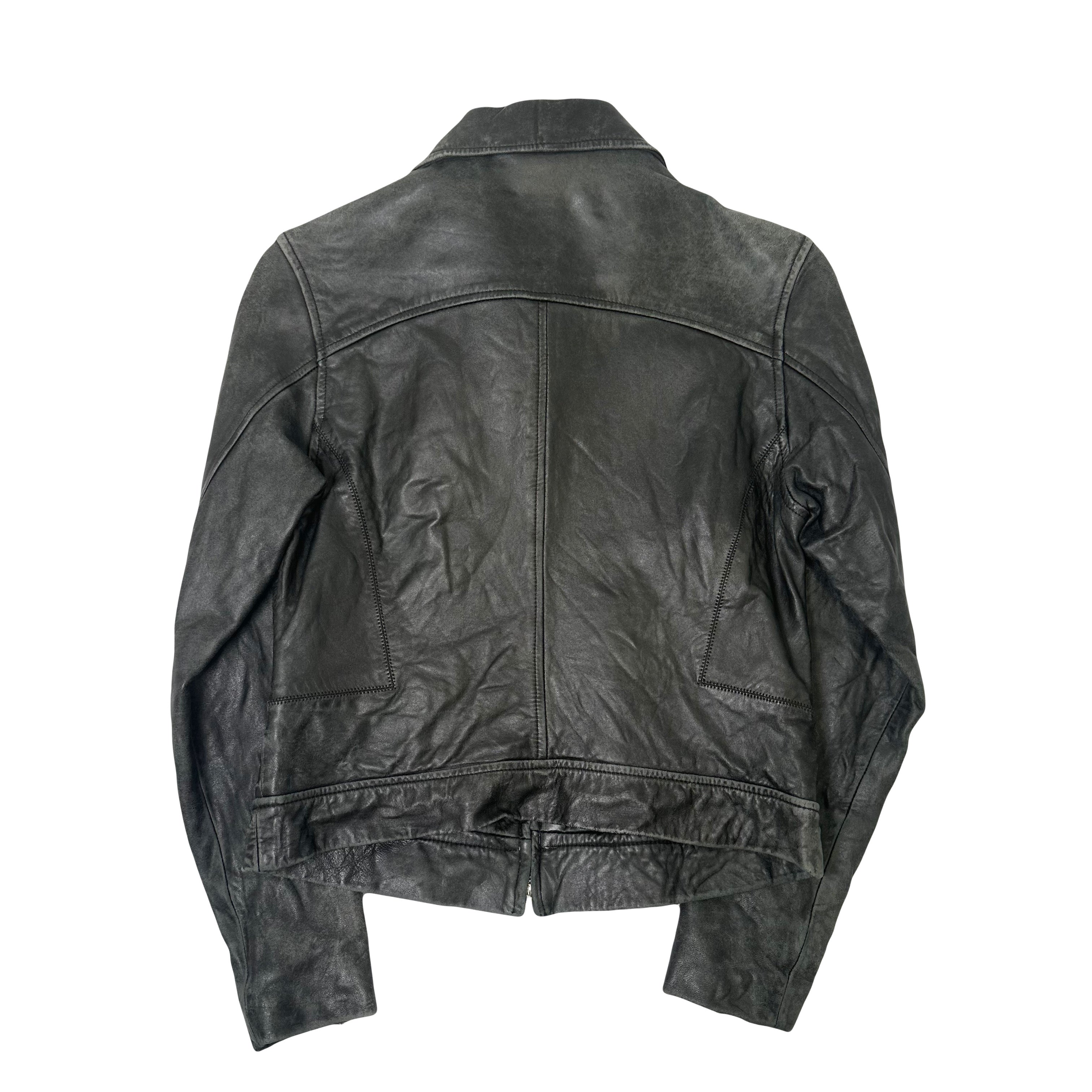 Vintage Esprit Faded Leather Jacket Women's S
