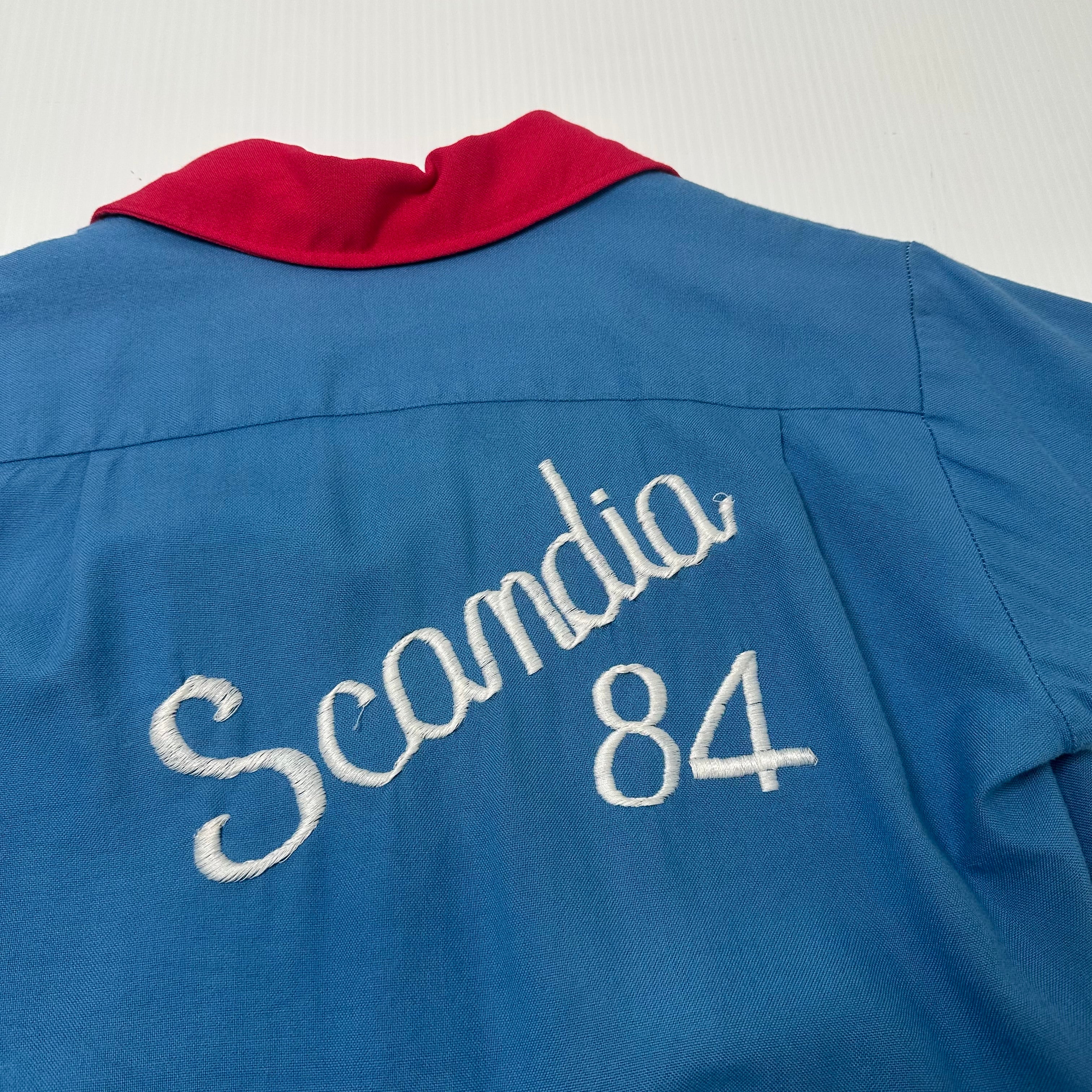 1984 Scandia Short Sleeve Bowling Shirt S