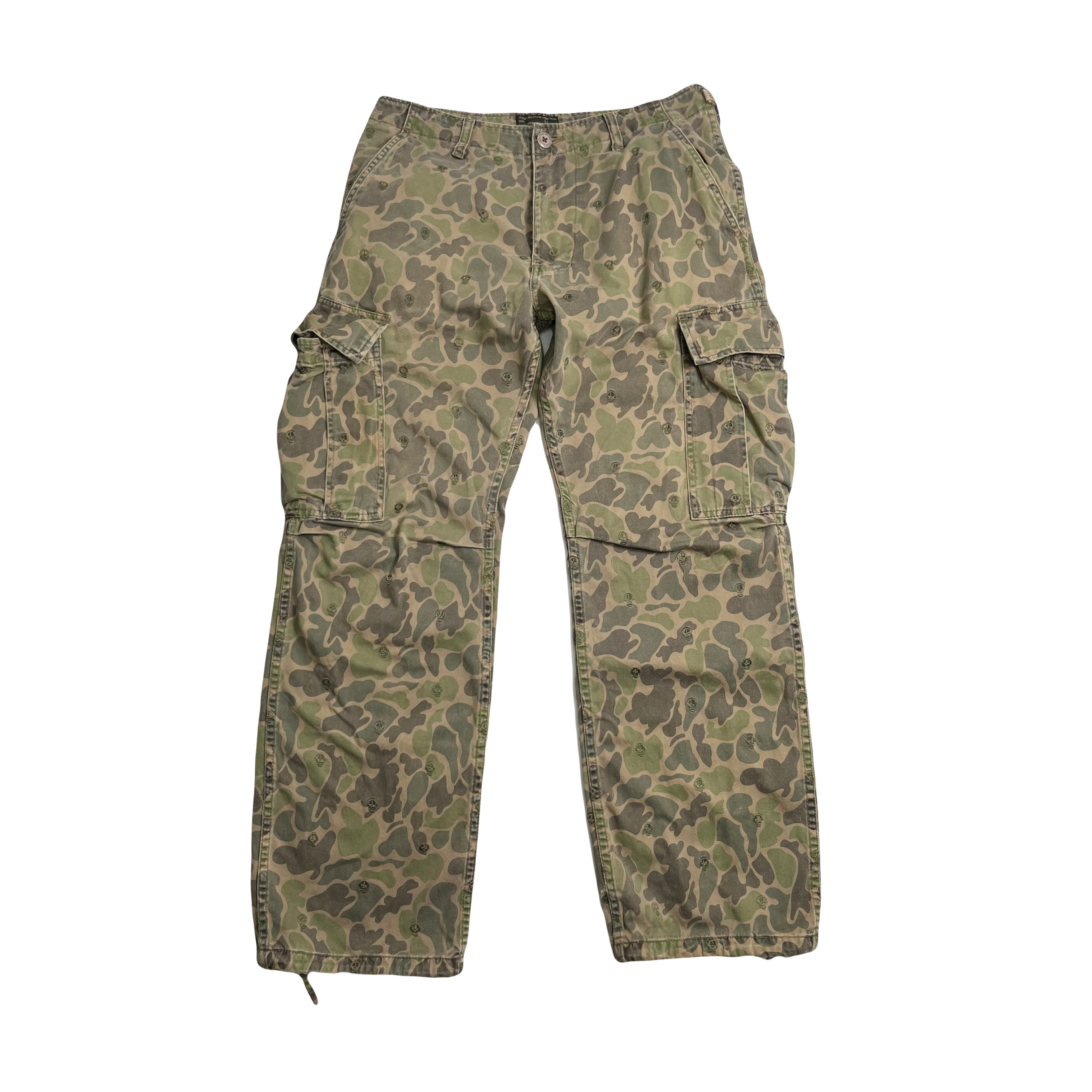 Stussy Outer Gear Skull Camo Cargo Pants 32